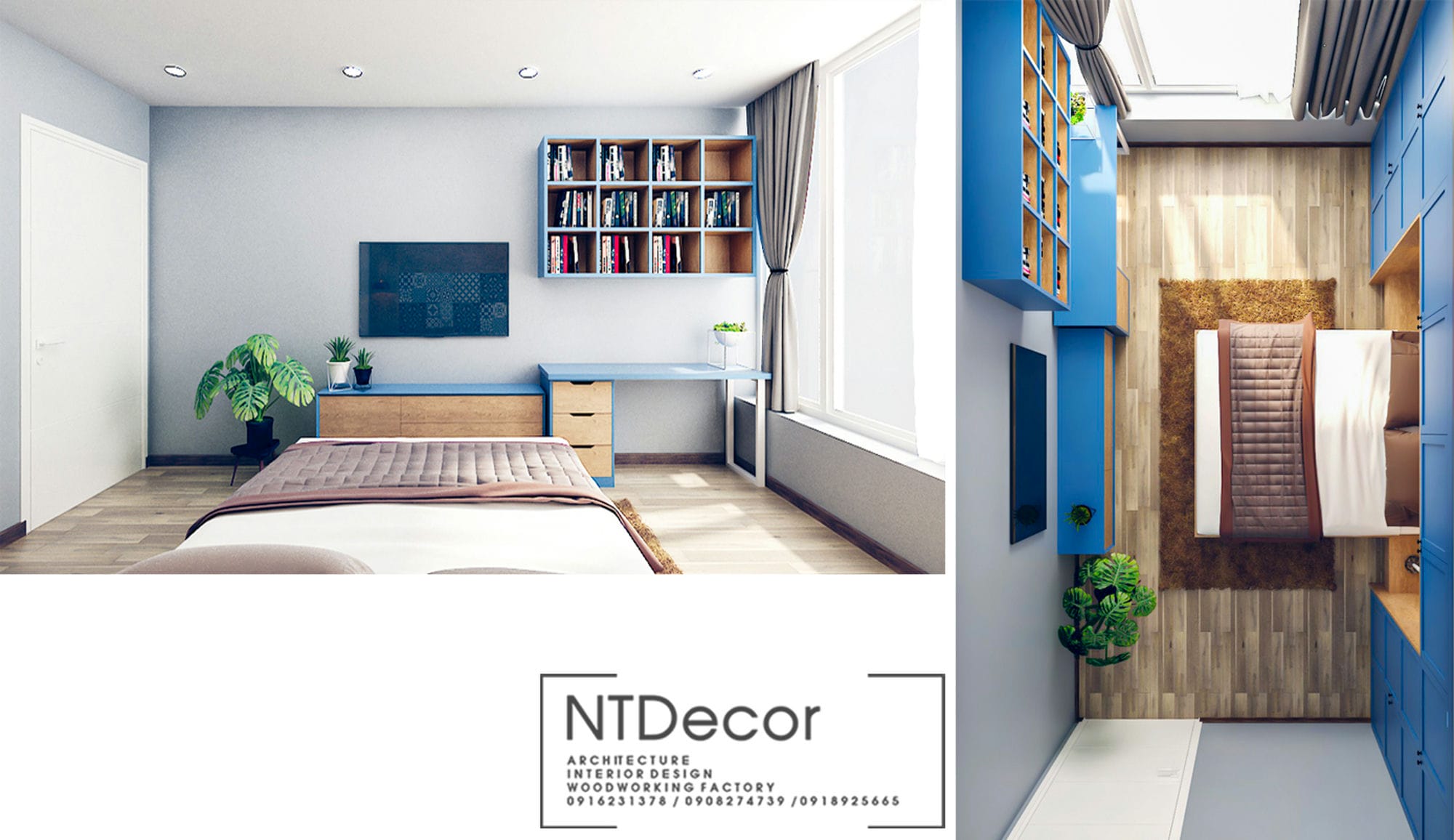 Bedroom 3D Design of Petro LandMark Apartment | NTDecor
