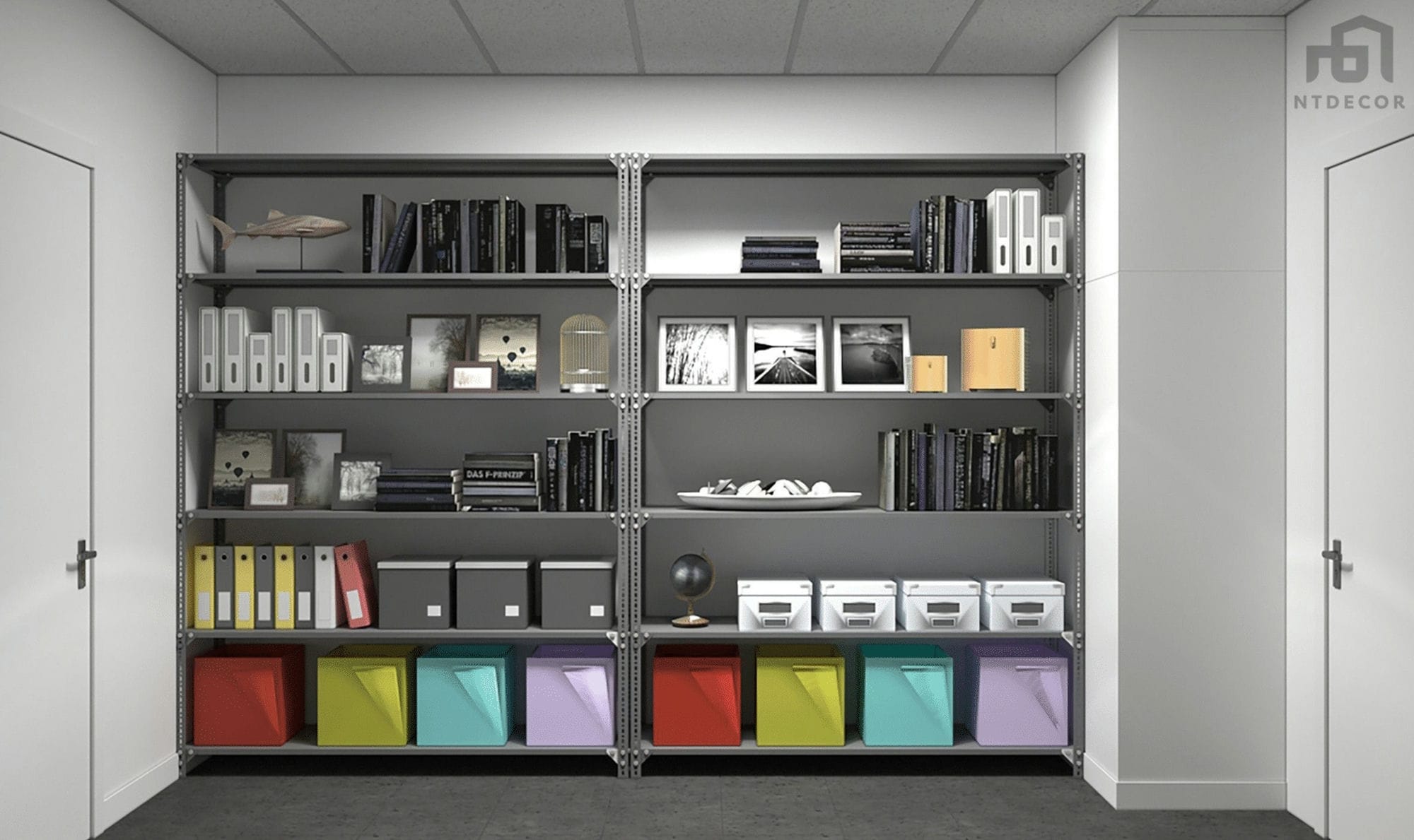 Storage 3D Design of Lazada Office | NTDecor