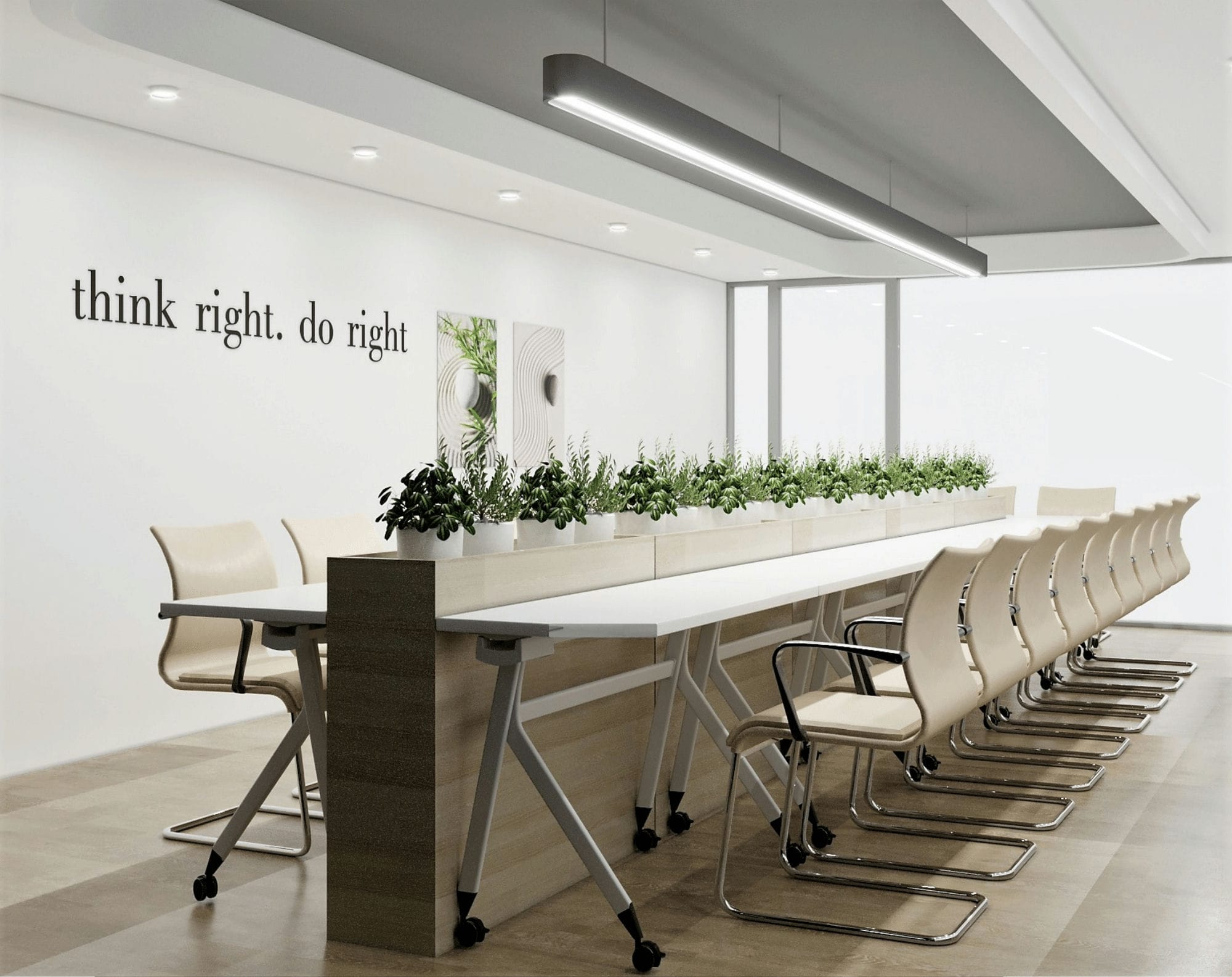 Meeting Room 3D Design of Integer Office | NTDecor