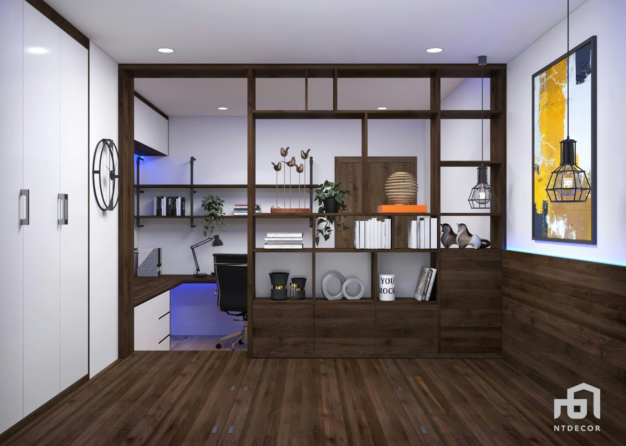 Bedroom 3D Design of The Manor Apartment | NTDecor