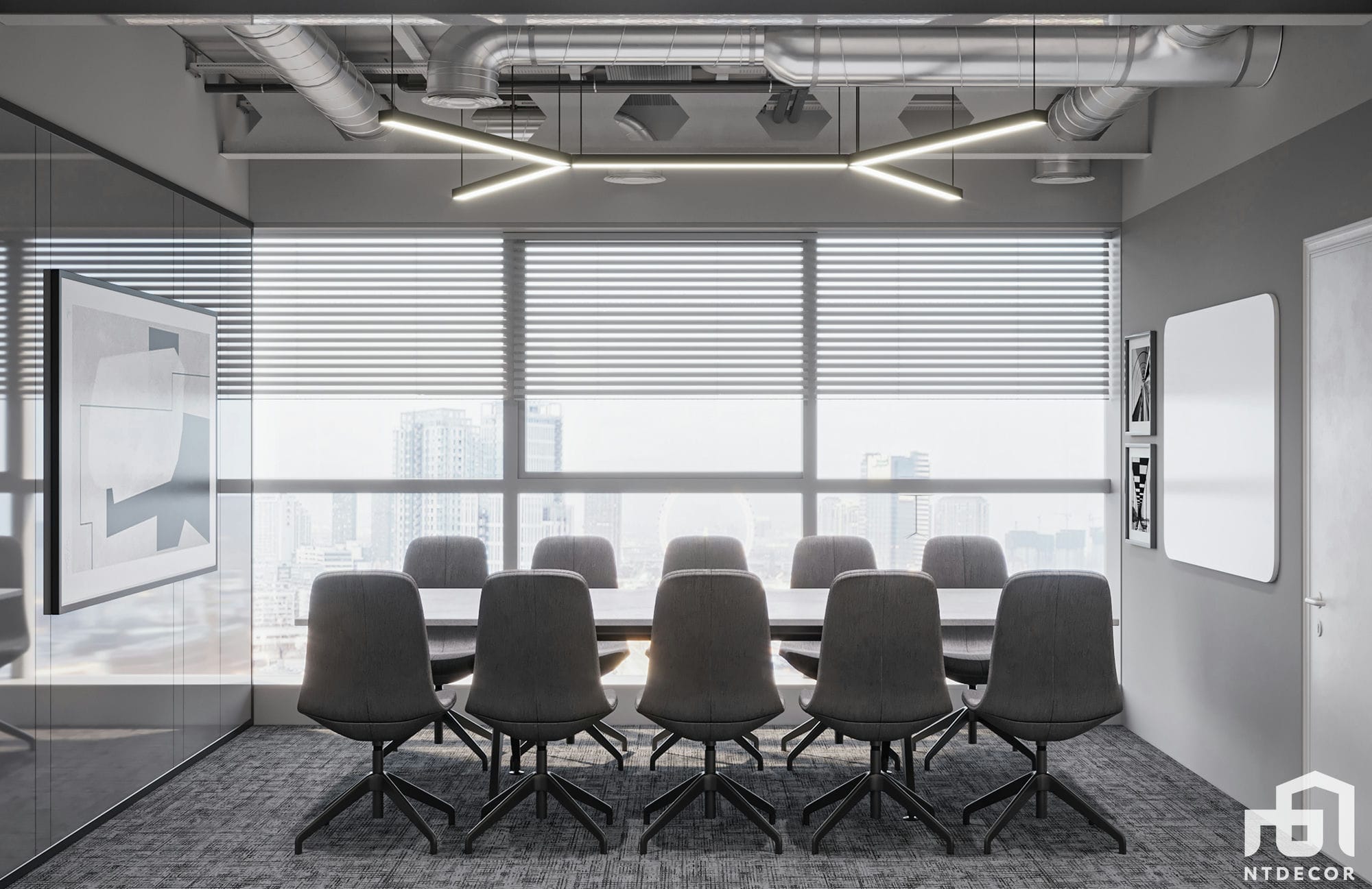 Meeting Room 3D Design of PVI Office | NTDecor