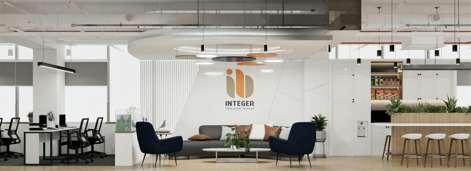 Director Room 3D Design of Integer Office | NTDecor