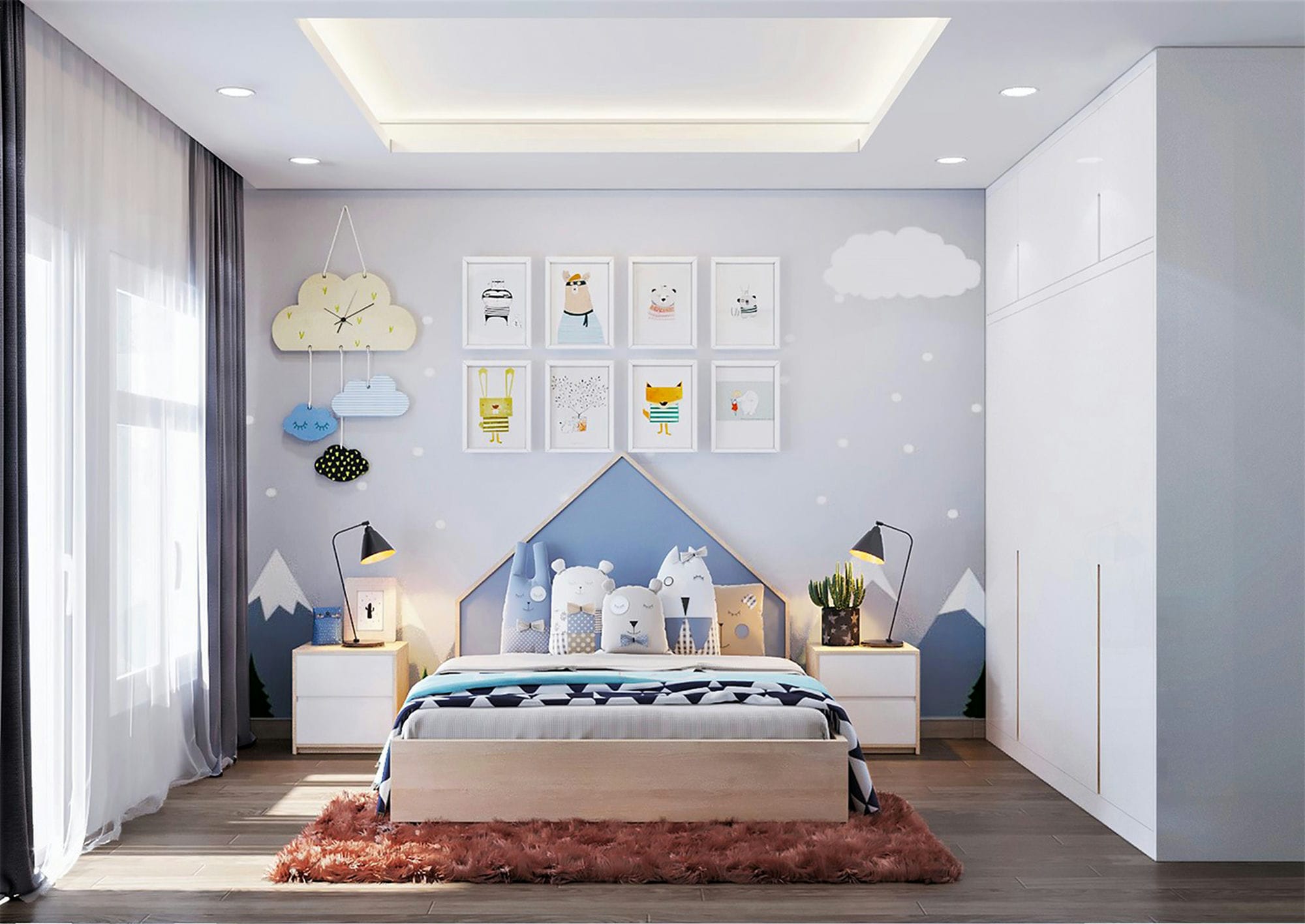 Kid Room 3D Design of Ms. Thao's House | NTDecor