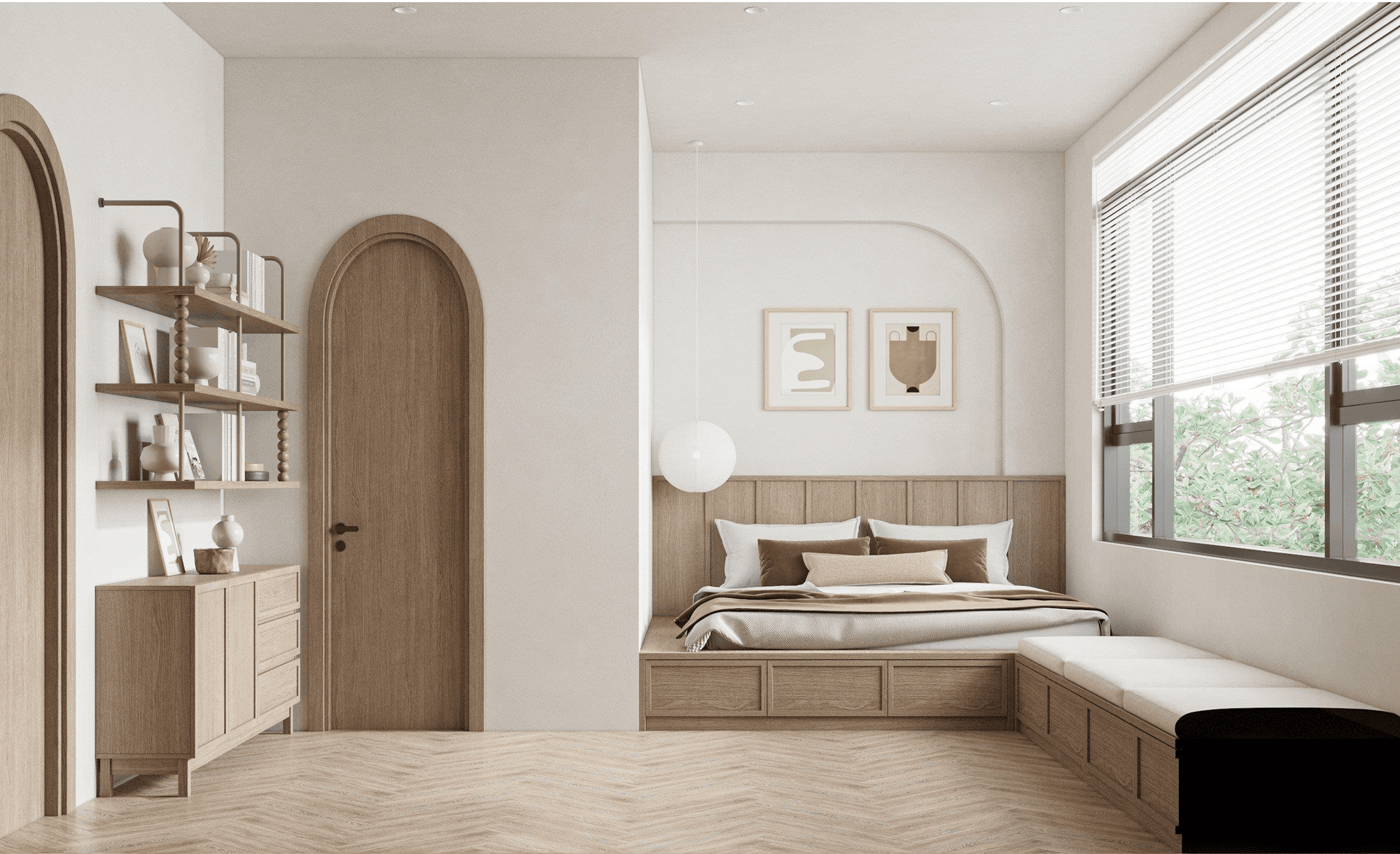Bedroom 3D design of The Huy's House | NTDecor