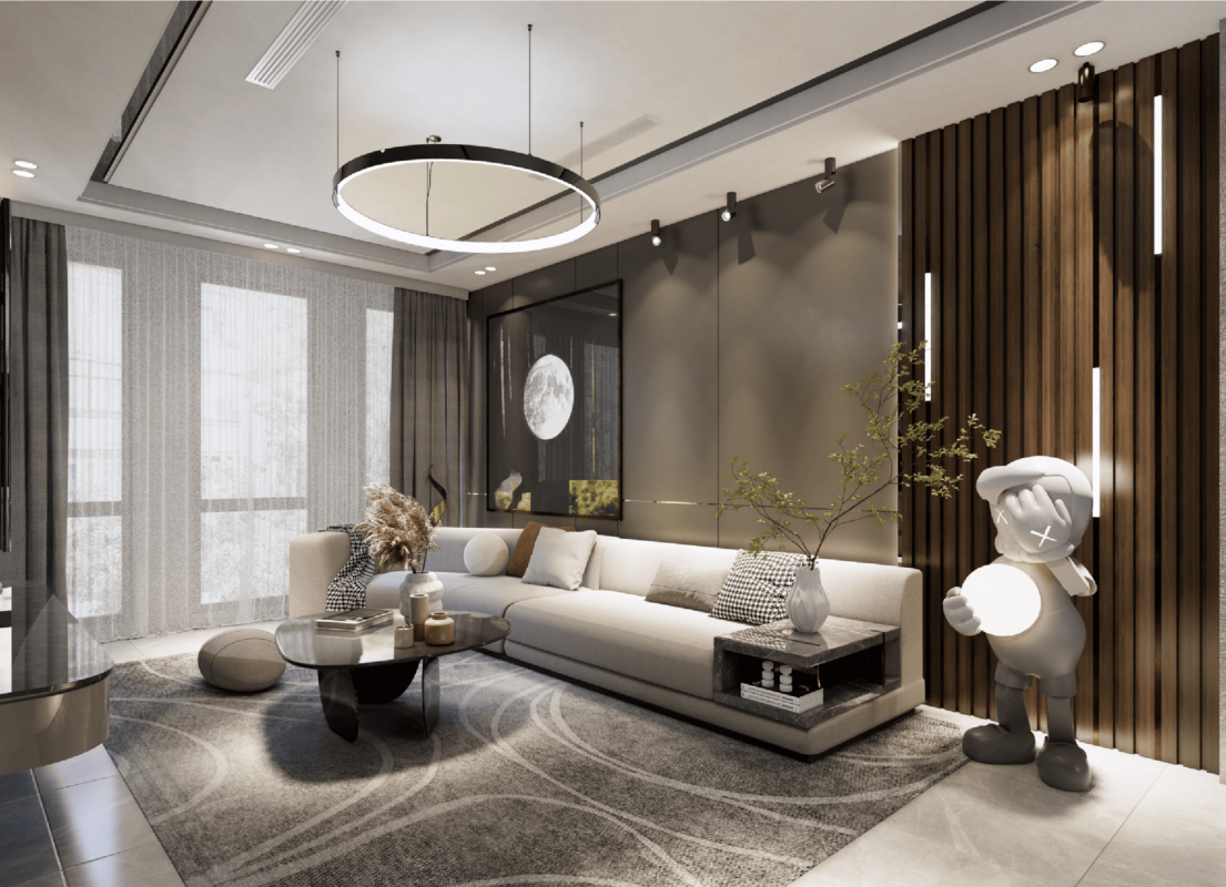 Avatar Living room 3D Design of Hieu Huong's House Interior design modern style | NTDecor