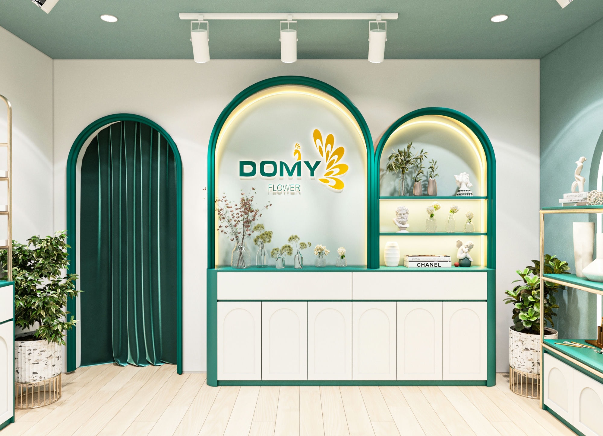 Shopping area 3D Design of Domy Store | NTDecor