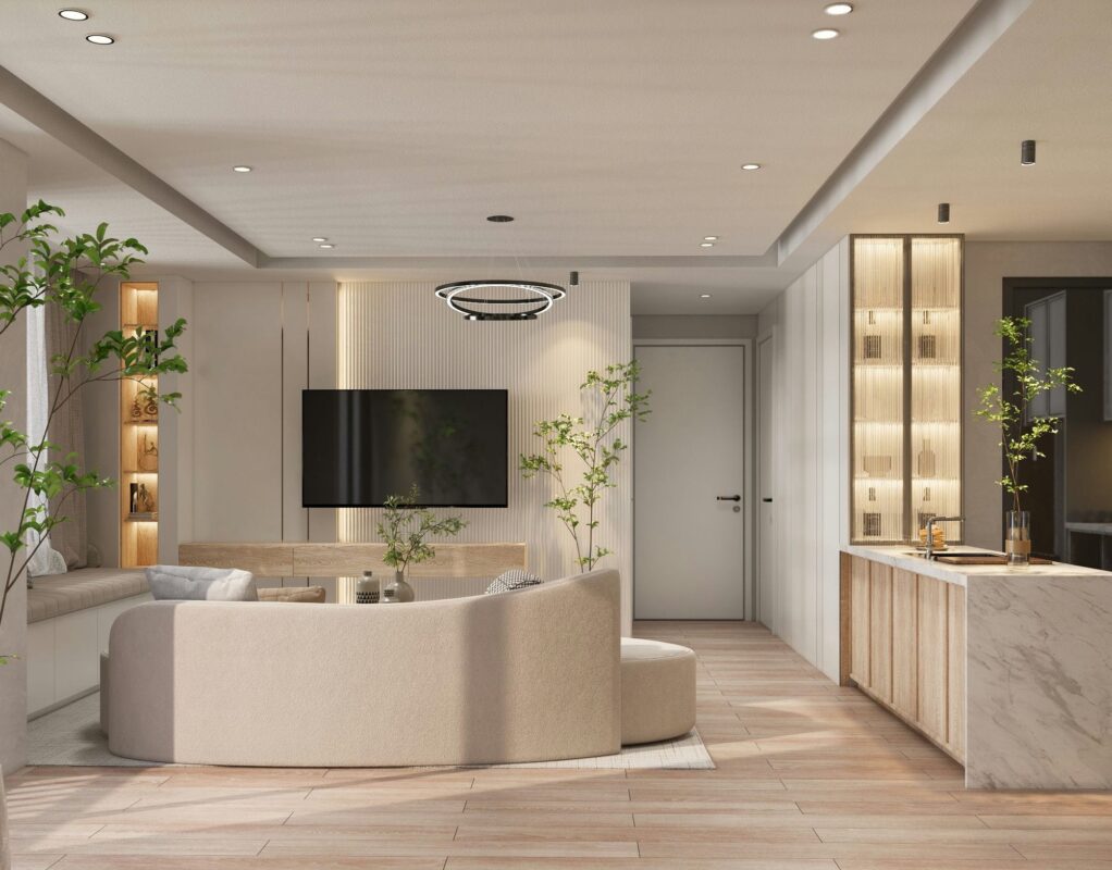 Avatar 3D Design of Masteri Thao Dien Apartment Interior Design Modern Style | NTDecor