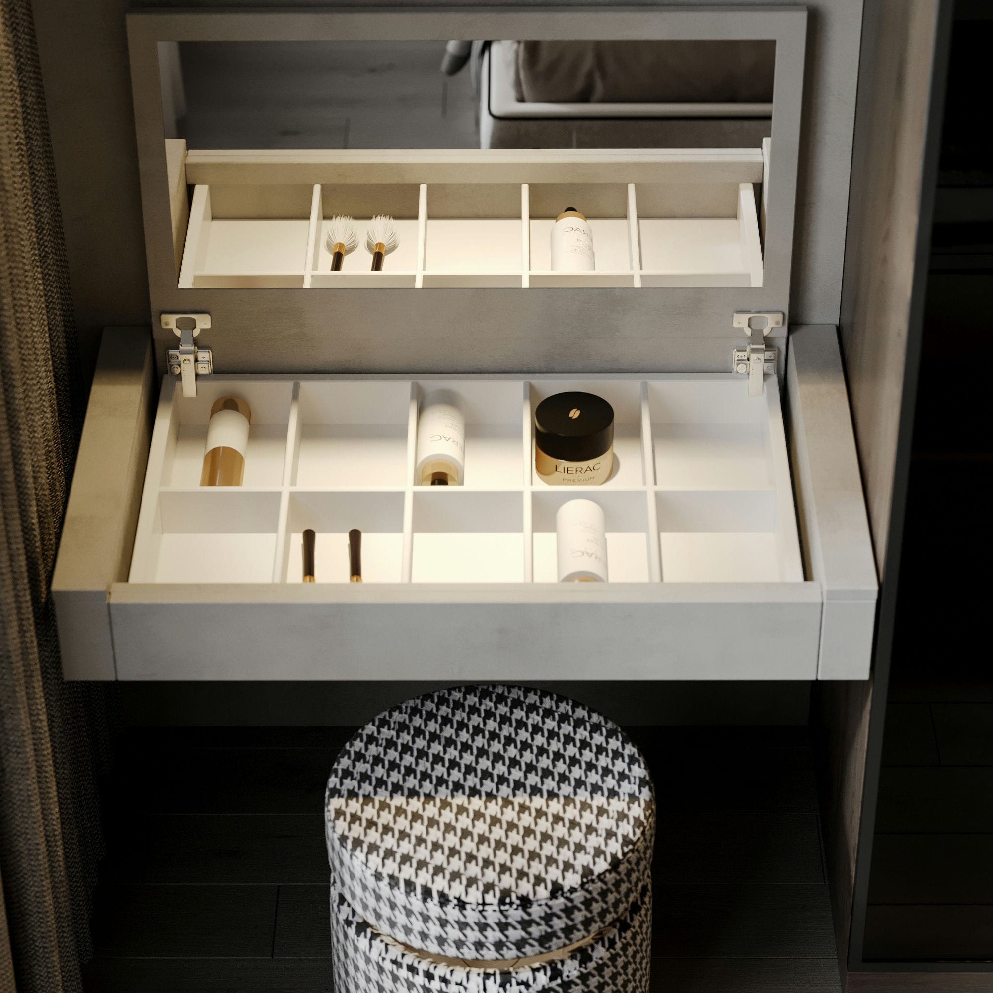 Dressing Table 3D  Design of Vinhomes Apartment | NTDecor