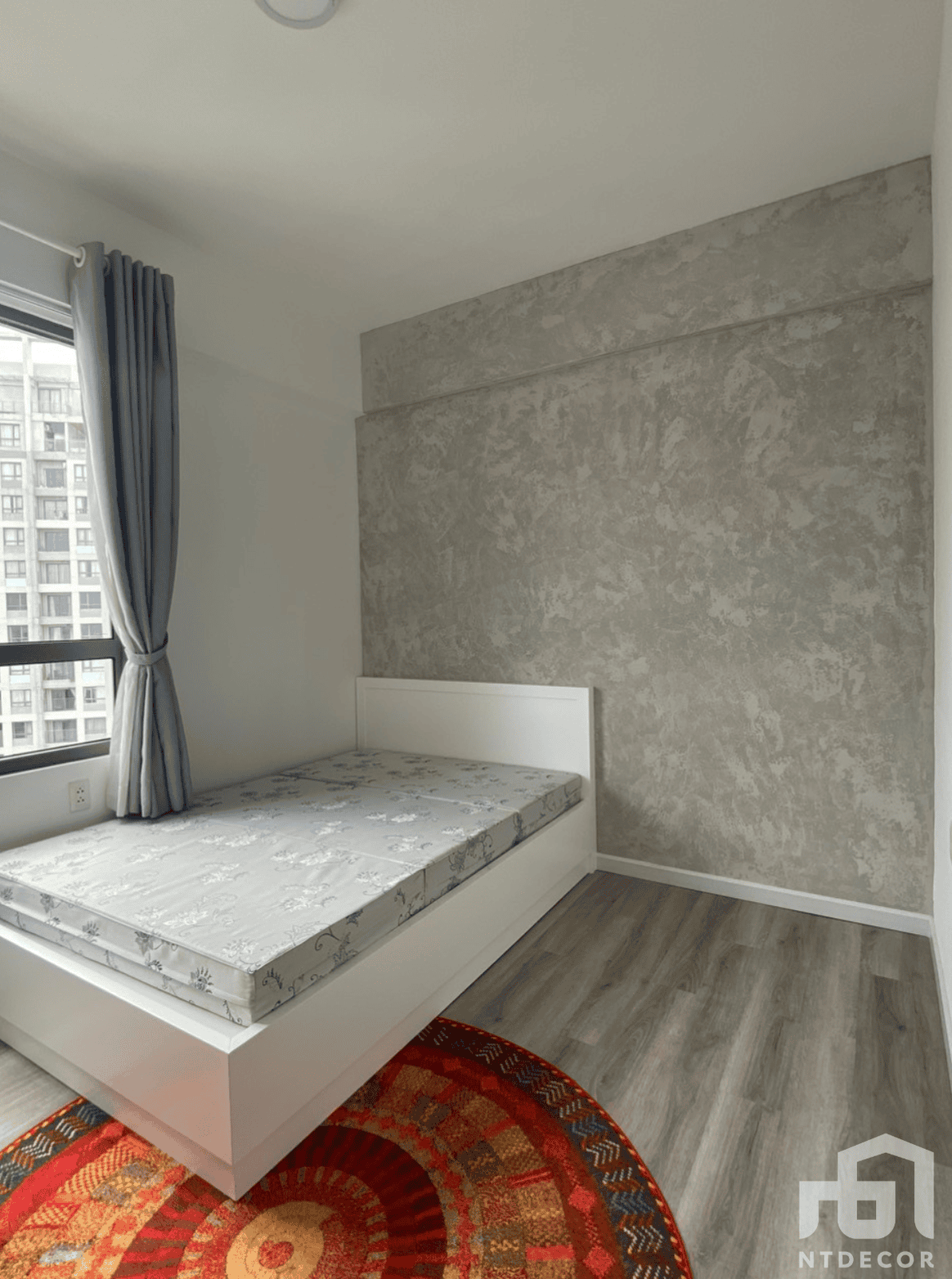Bedroom 3D Design of Masteri Thao Dien Apartment Interior Design Modern Style | NTDecor