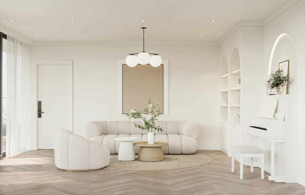 Avatar 3D Design of Ms. Thao's Penthouse Interior Design Modern Style