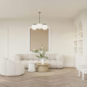 Avatar 3D Design of Ms. Thao's Penthouse Interior Design Modern Style | NTDecor