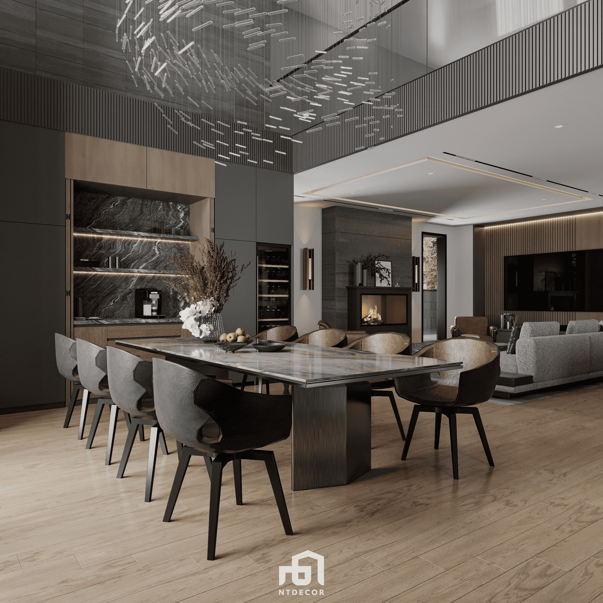 Chair 3D Design Of Melbourne Villa Interior Design Modern Style