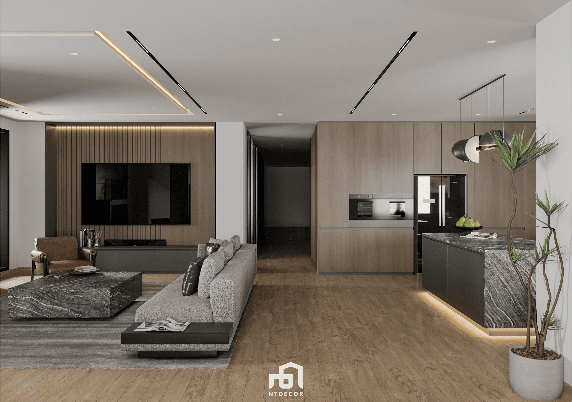 Living Room 3D Design Of Melbourne Villa Interior Design Modern Style