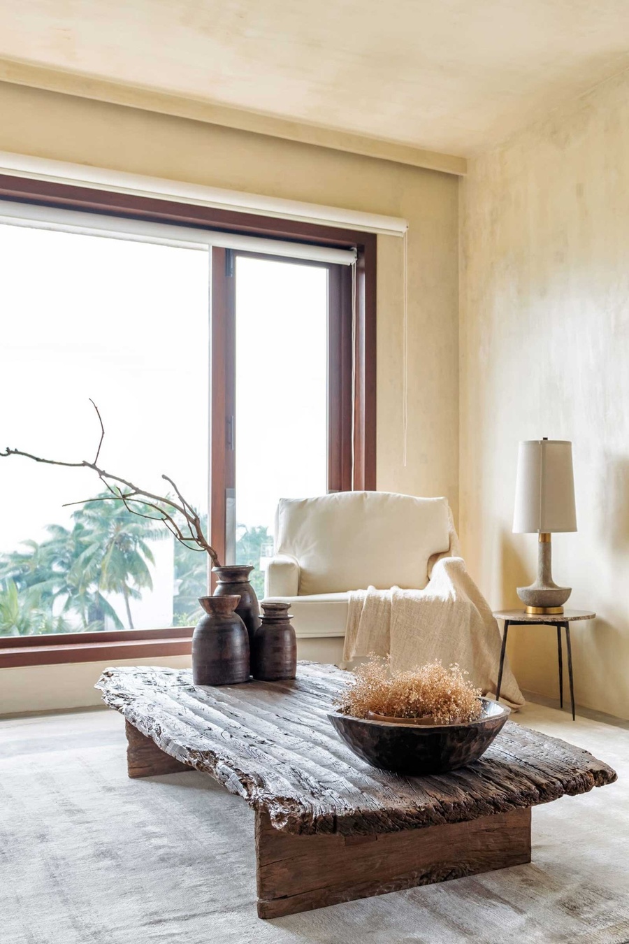 Ánh sáng tự nhiên được tận dụng tối đa trong các không gian decor theo phong cách Wabi sabi
