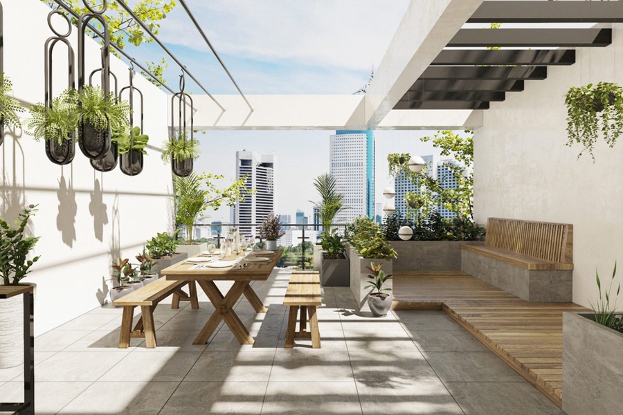 Thiết Kế Sân Thượng Đẹp | NTDecor