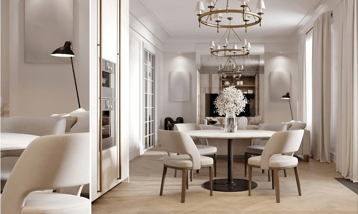 Phong Cách Bán Cổ Điển | NTDecor