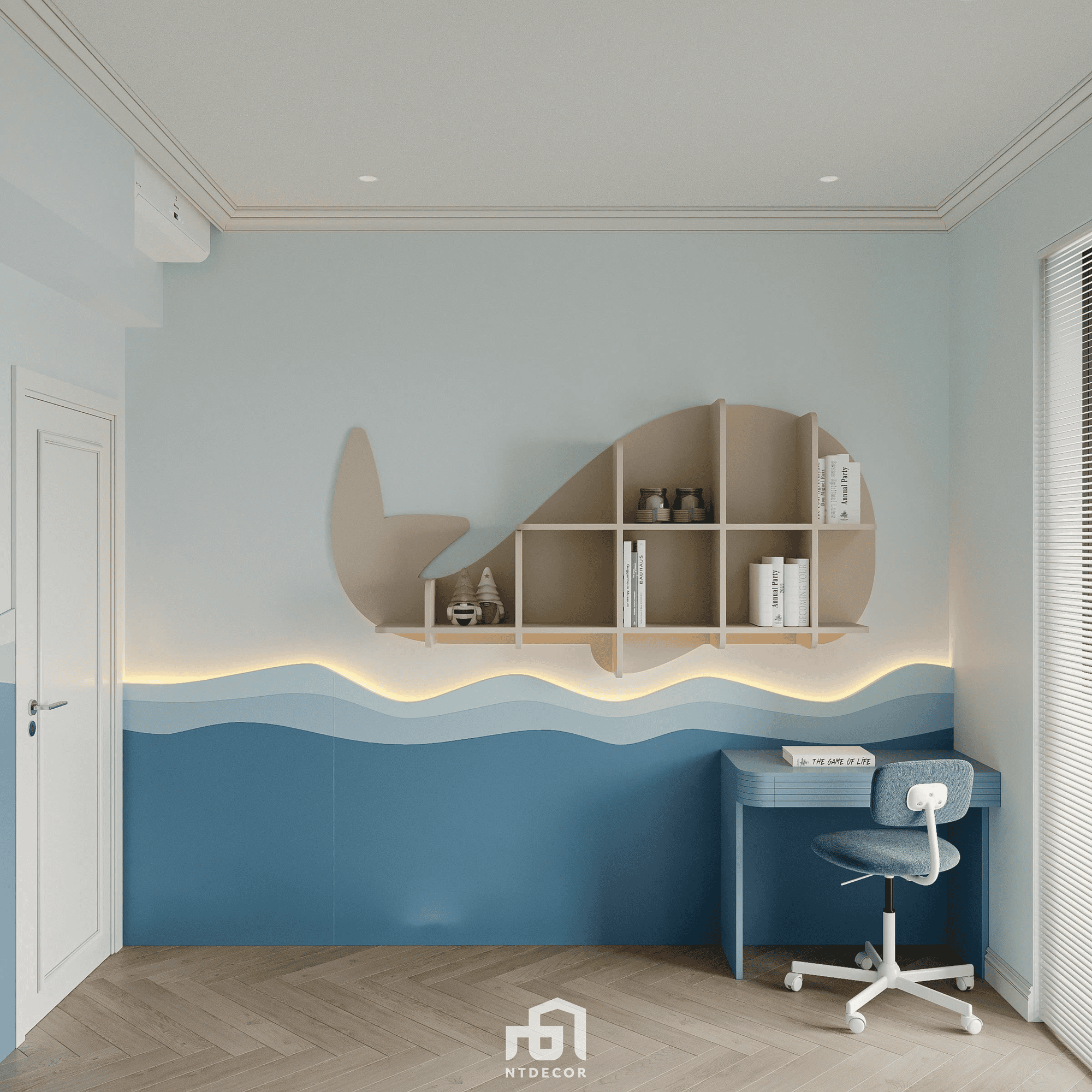 Bedroom 3D Design Of Ms Phuong House Interior Design Semi Classic Style | NTDecor