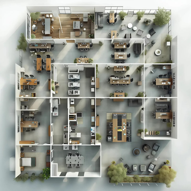 Thiết Kế Mặt Bằng Văn Phòng | NTDecor