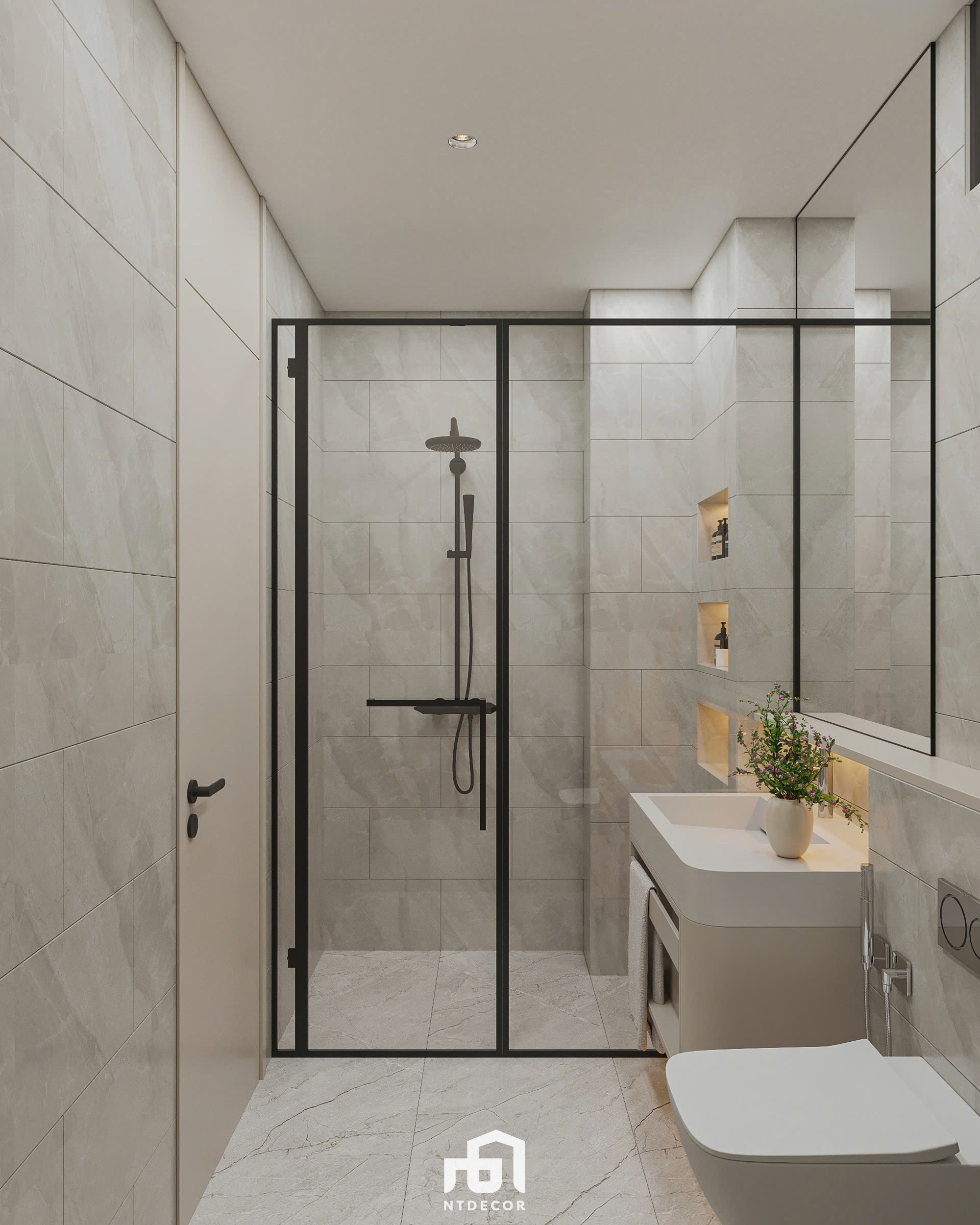 Showers 3D Design Of Annie House Interior Design Modern Style | NTDecor