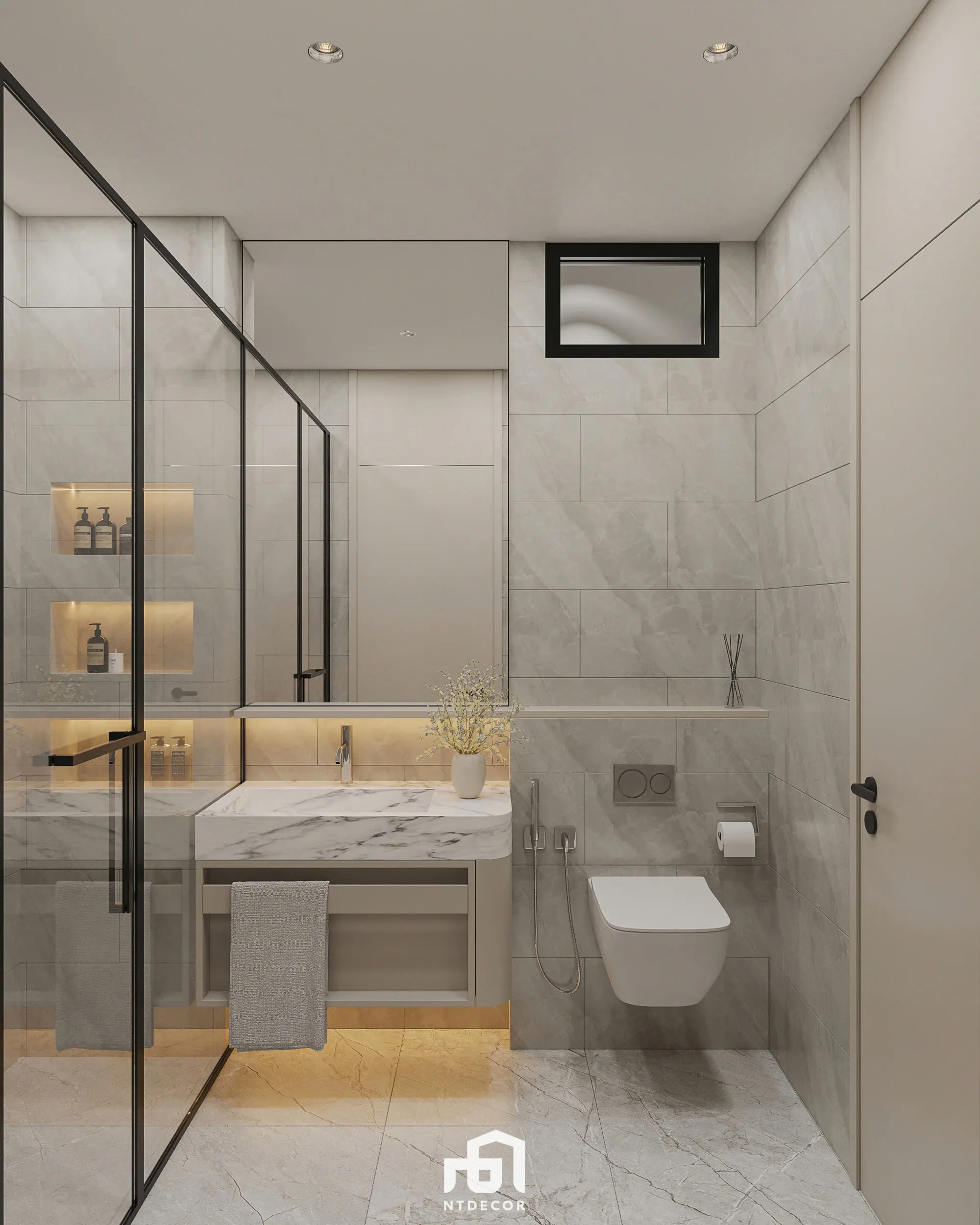 Showers 3D Design Of Annie House Interior Design Modern Style | NTDecor