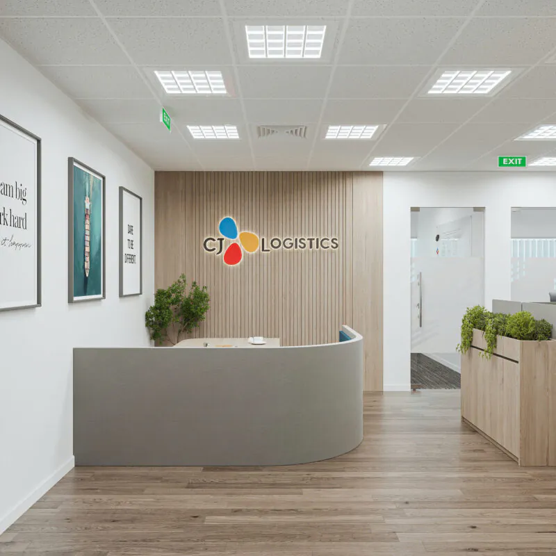 CJ Logistics Interior Design Office 3D | NTDecor