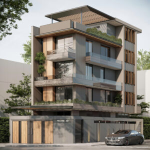 Facade of Ms Linh Villa 3D Design Modern | NTDecor
