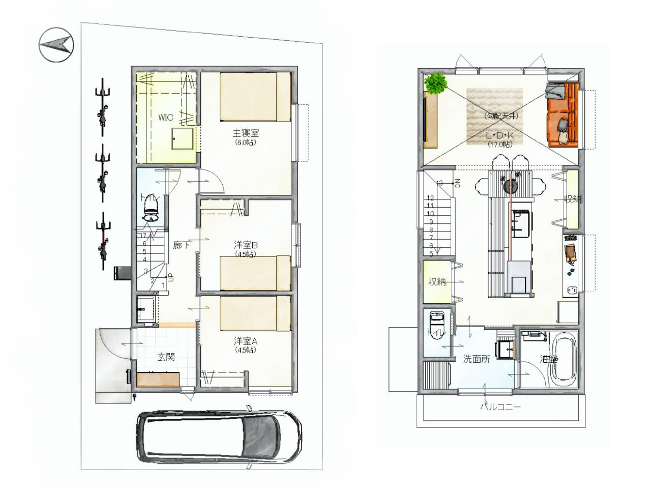 Bản Vẽ 2 Tầng Mái Nhật | NTDecor