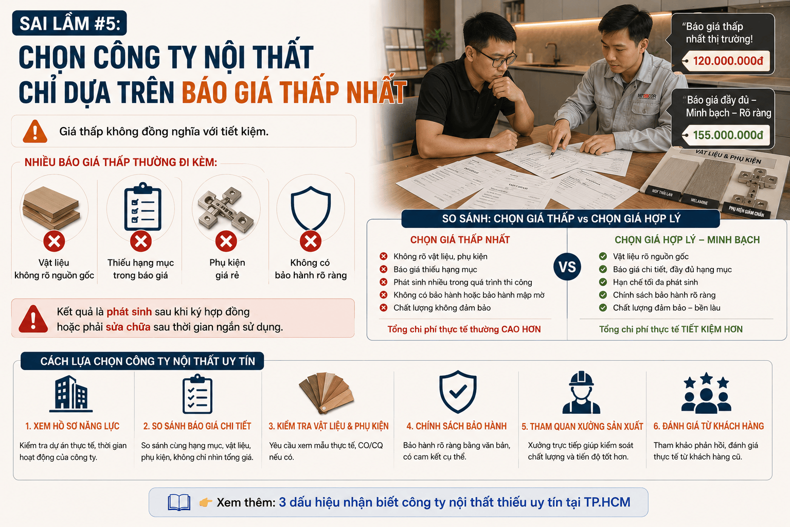 Lựa chọn công ty nội thất