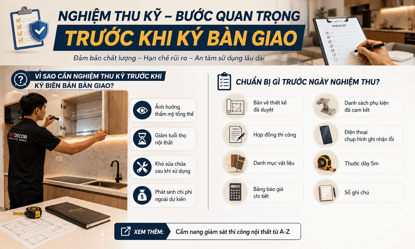 Kiểm tra công trình nội thất