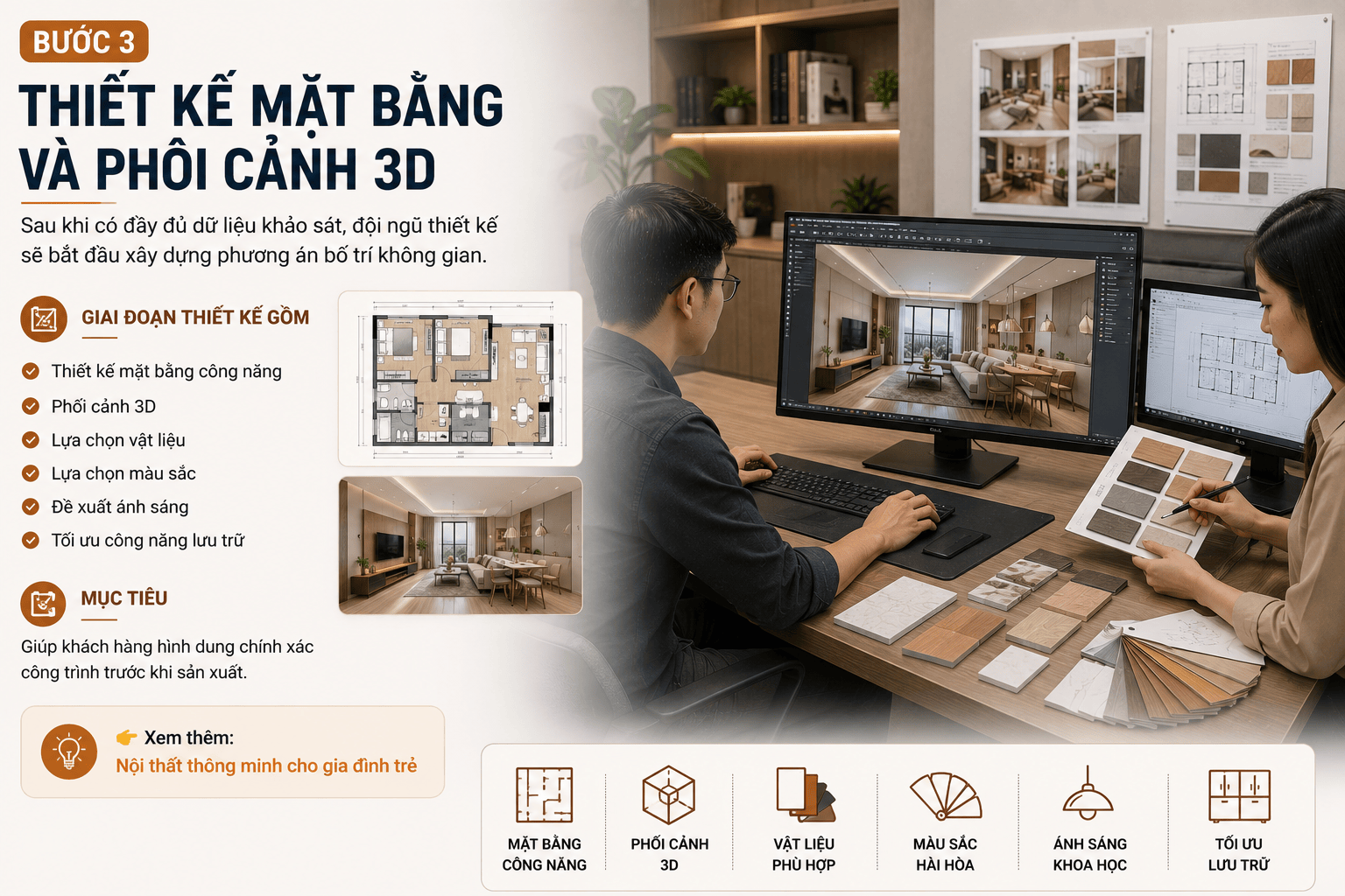 Thiết kế nội thất 3D