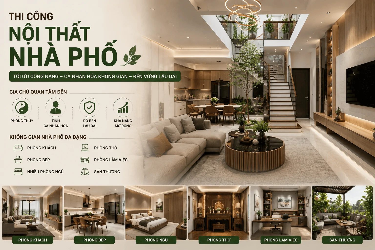 Nội thất nhà phố