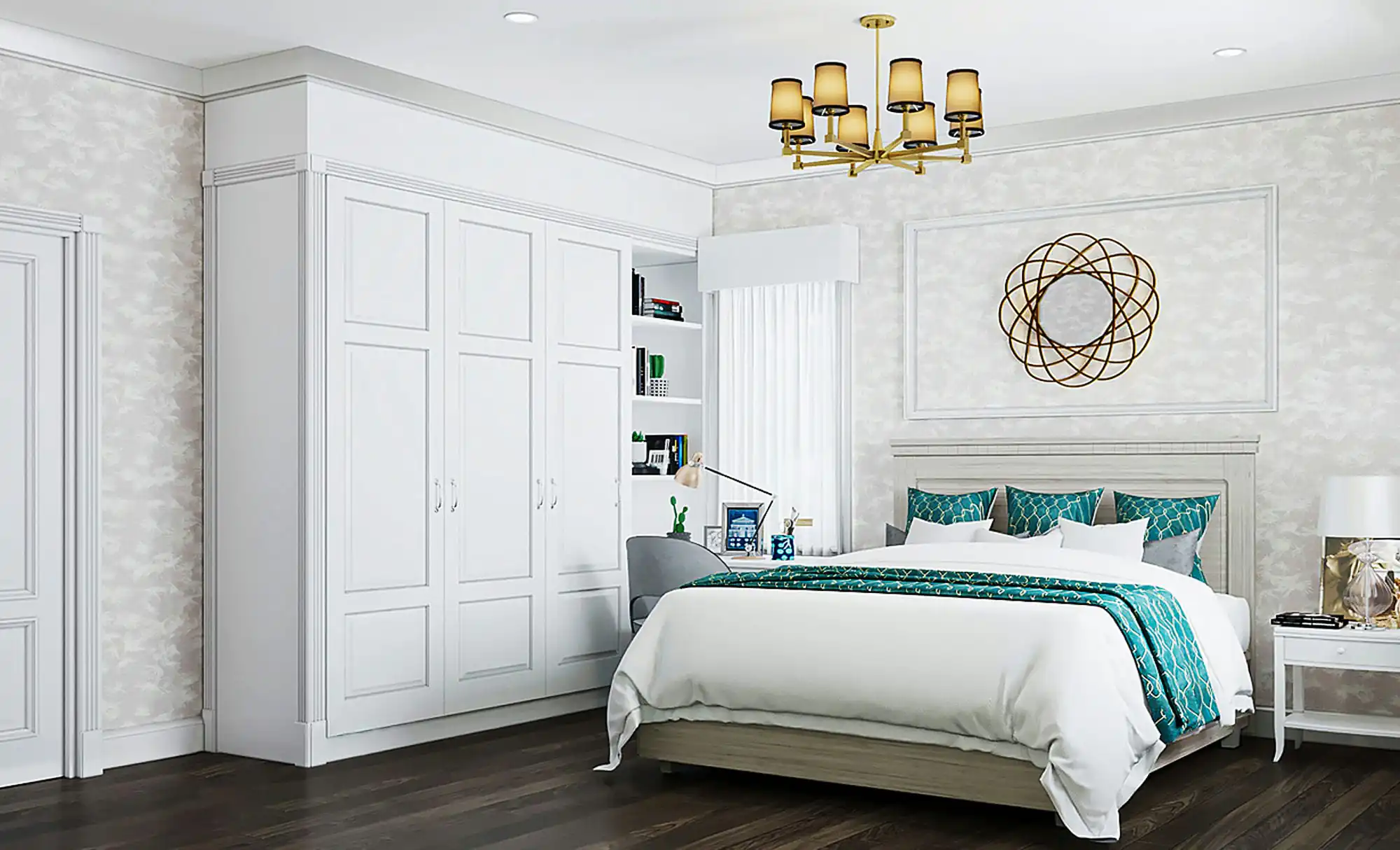 Bedroom 3D Design of Mr. Tuan's Villa | NTDecor