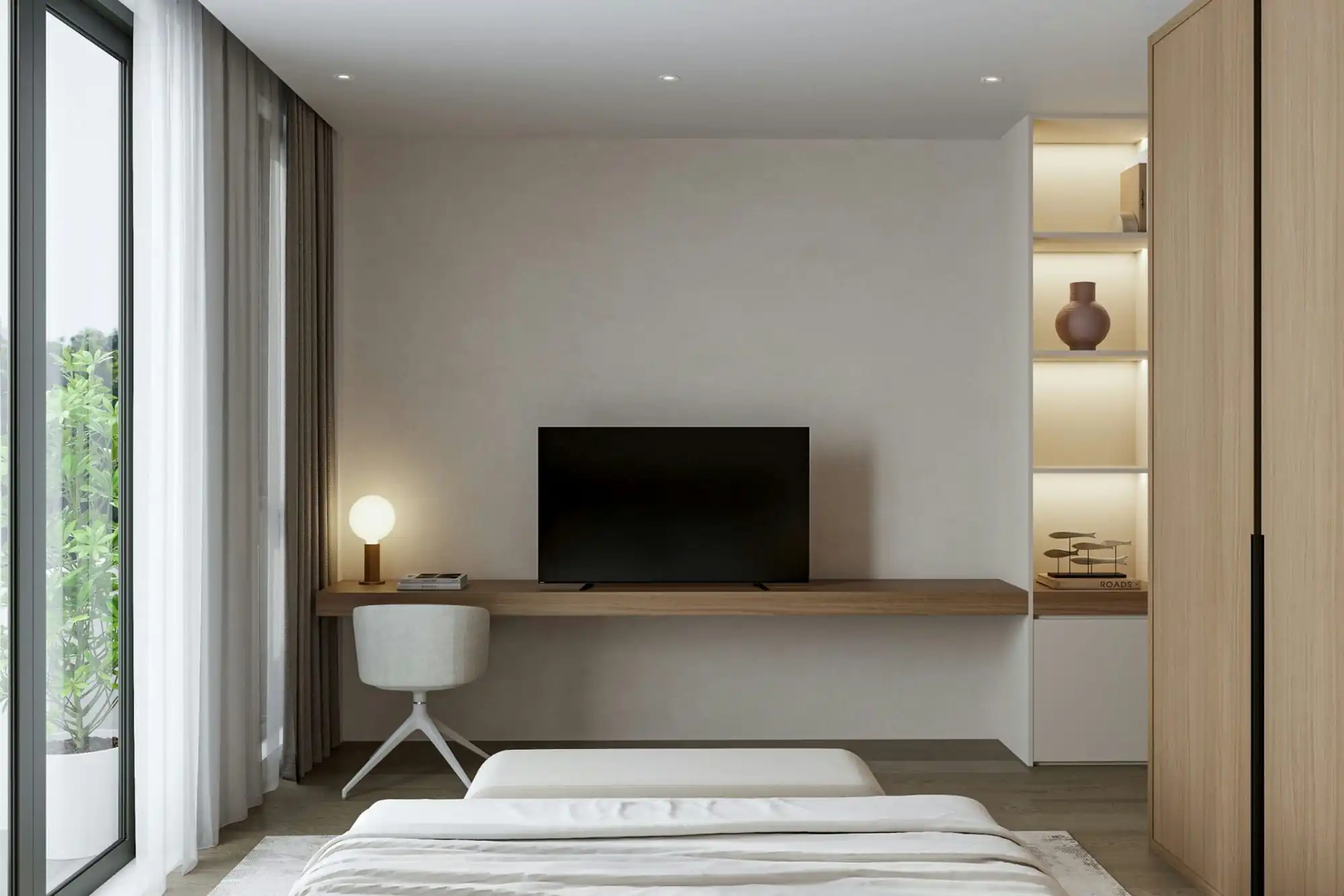 Living Room 3D Design of Thanh Phuong's House Interior Design Modern Style | NTDecor