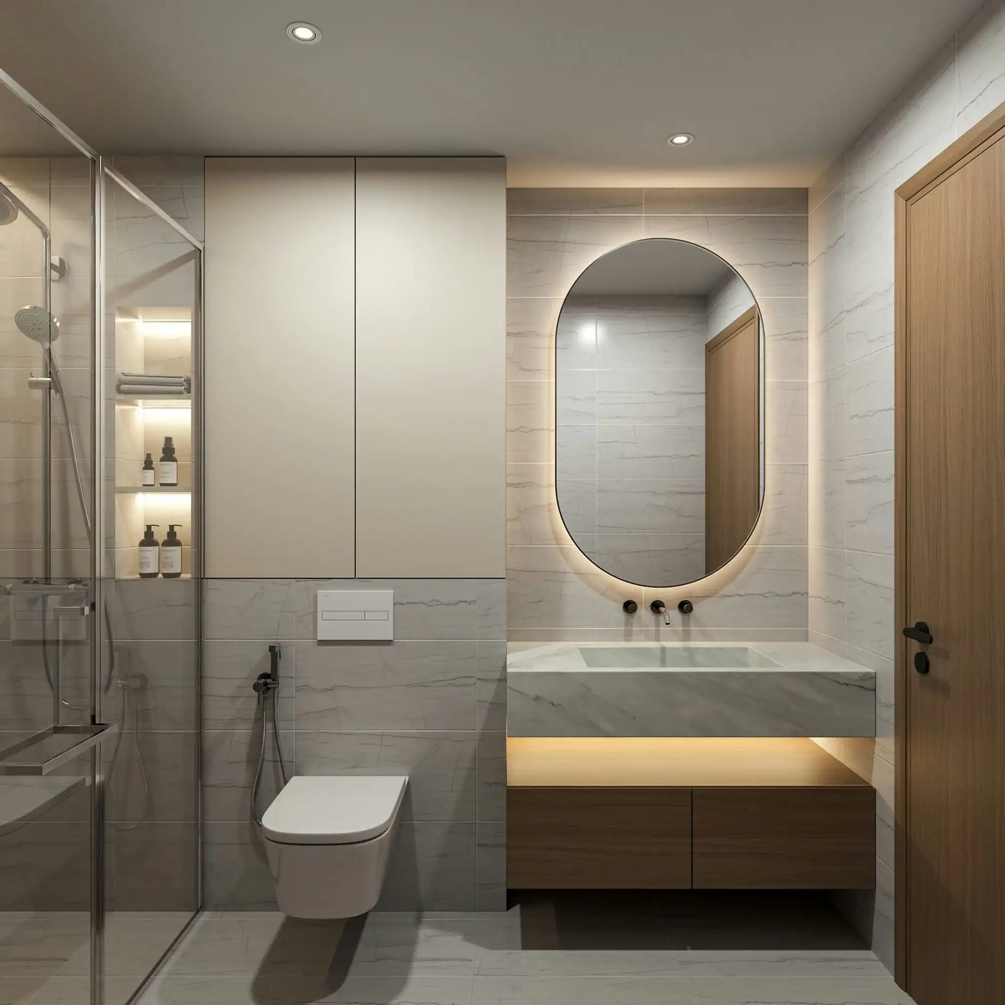 Bedroom 3D Design of Thanh Phuong's House Interior Design Modern Style | NTDecor
