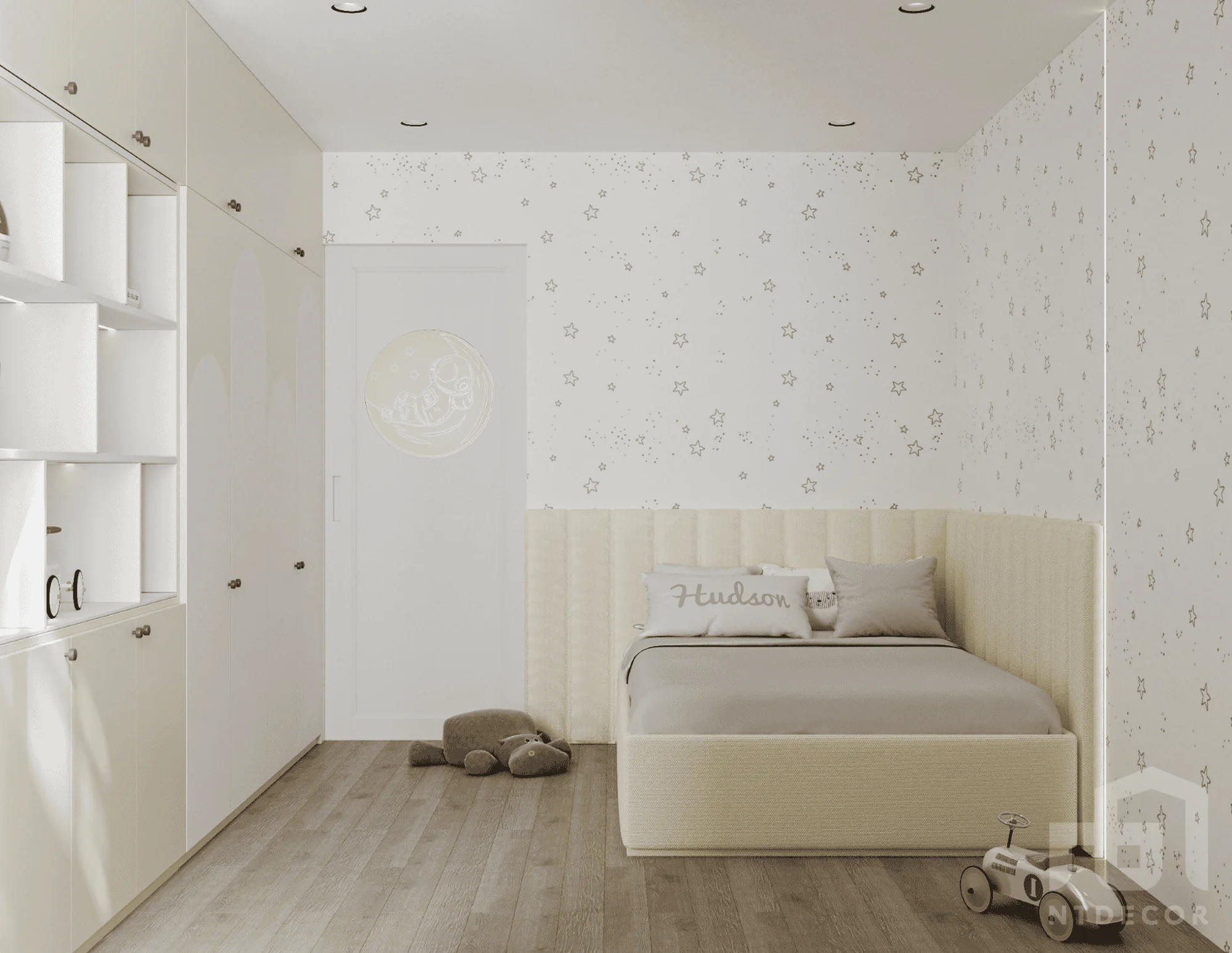 Boy's Room 3D Design of The Lancaster Penthouse Interior Design Modern Style | NTDecor