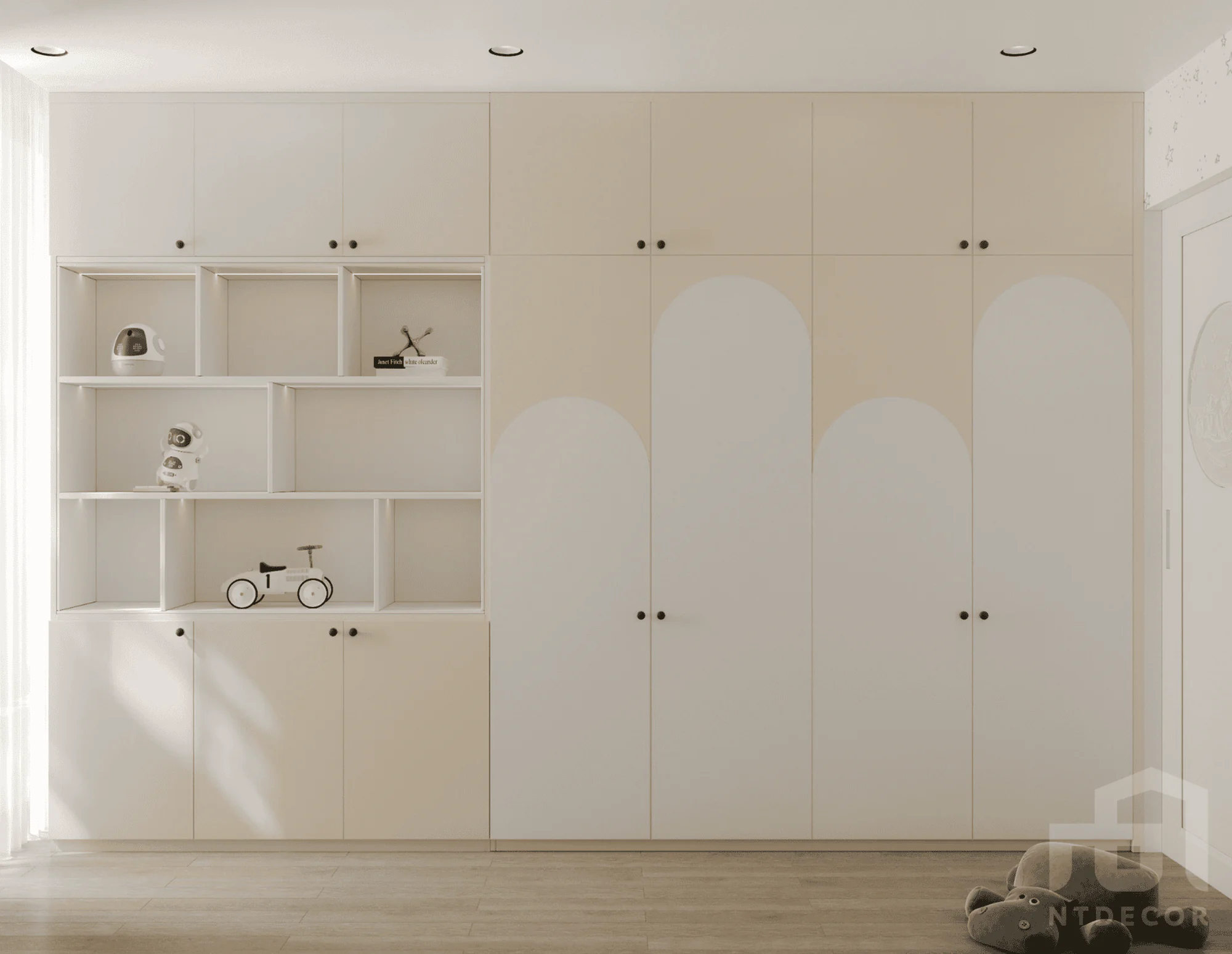 Boy's Room 3D Design of The Lancaster Penthouse Interior Design Modern Style | NTDecor