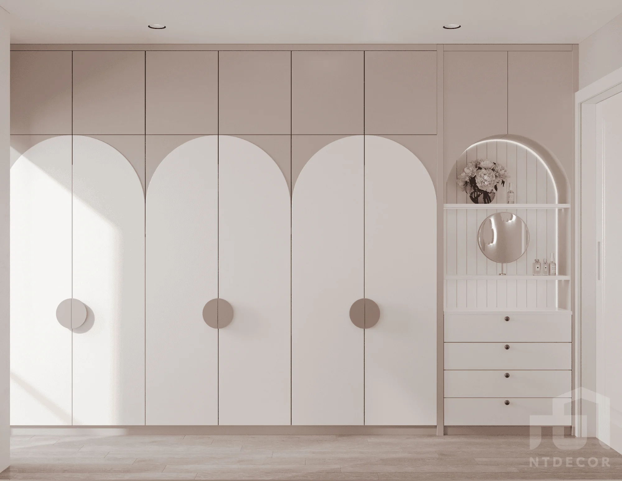 Girl's Room 3D Design of The Lancaster Penthouse Interior Design Modern Style | NTDecor