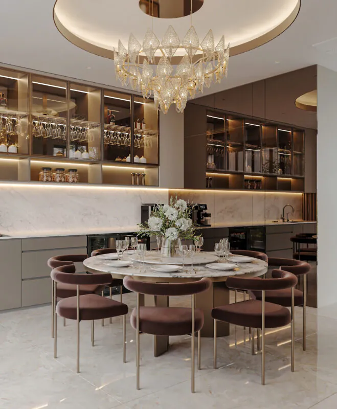 0 (4) 3D Design Of Annie House Interior Design Modern Style | NTDecor