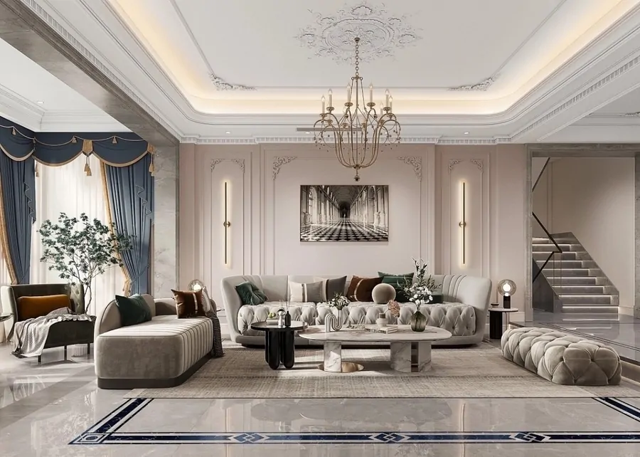 Trần Thạch Cao Tân Cổ Điển | NTDecor