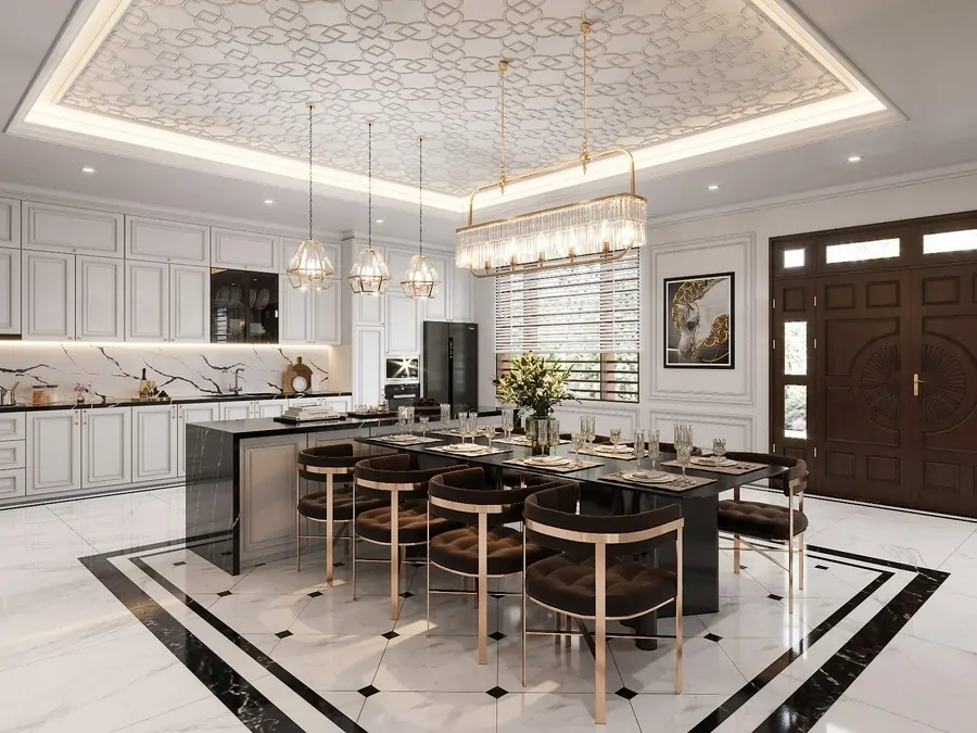 Trần Thạch Cao Tân Cổ Điển | NTDecor
