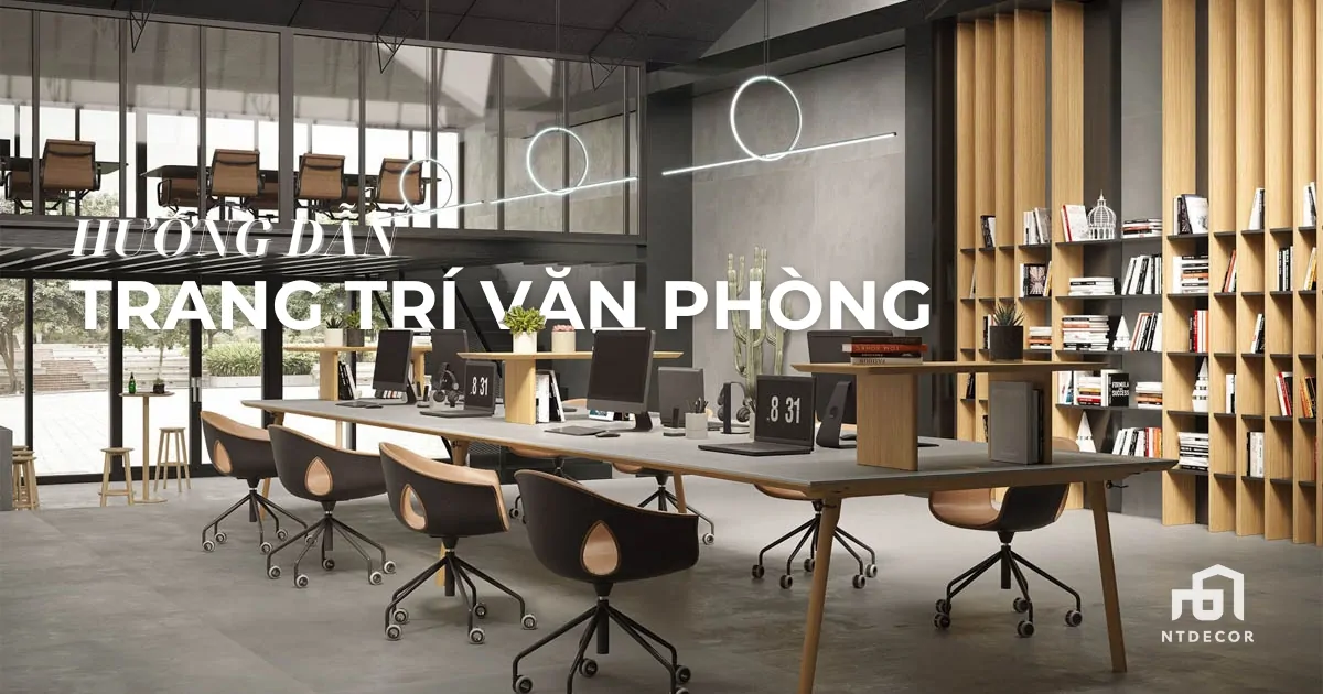 y-tuong-trang-tri-van-phong-an-tuong-hop-xu-huong Văn phòng hiện đại được trang trí với cây xanh, ánh sáng tự nhiên và nội thất công thái học.