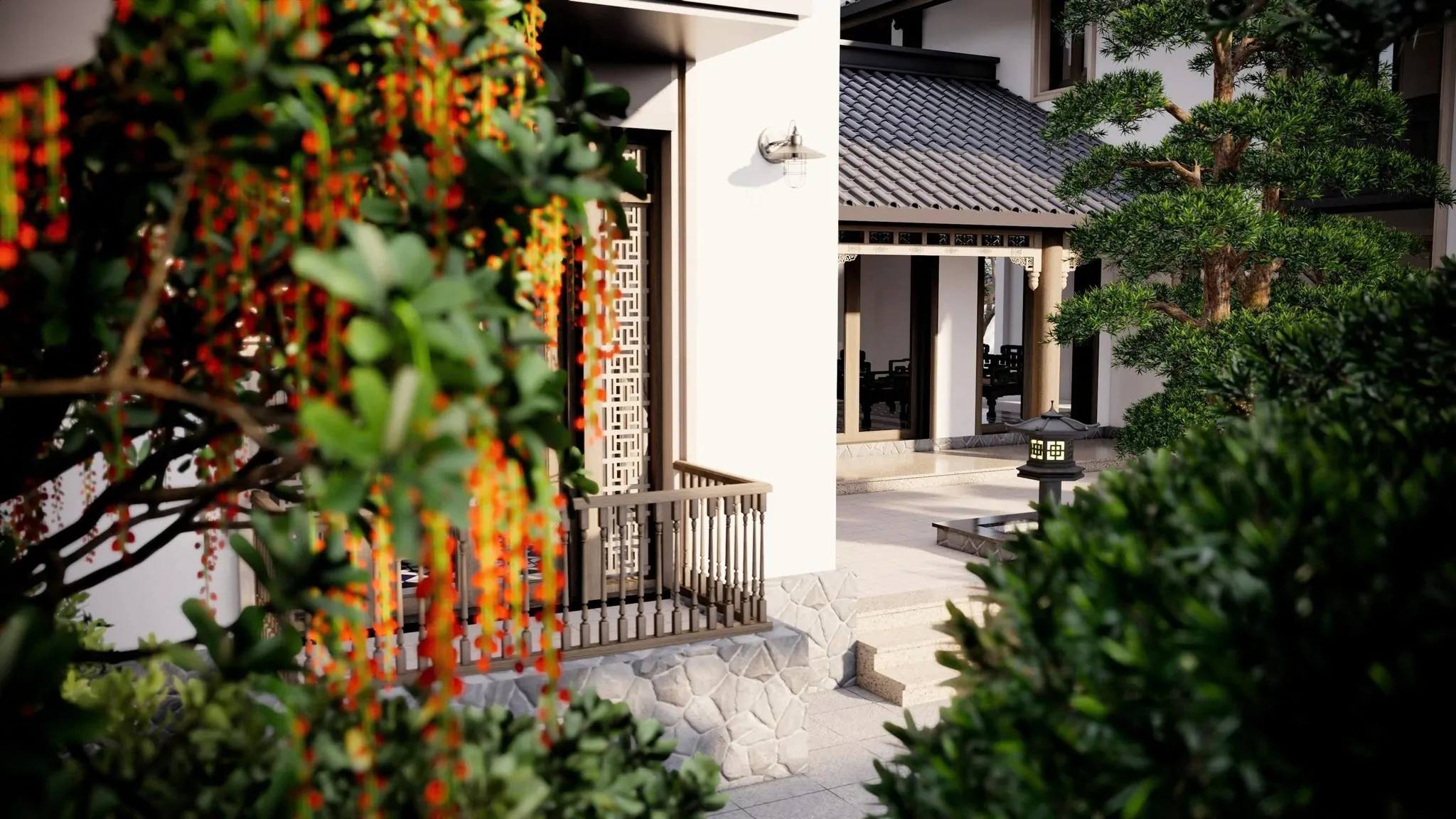 Hoàn thiện mái ngói