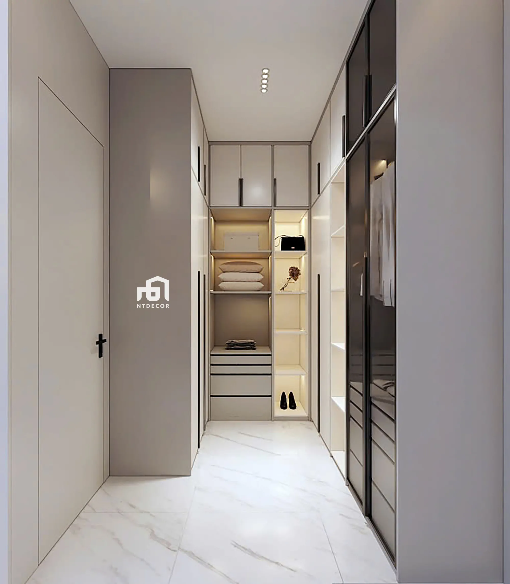 Bed Room 3D Design of Bien Hoa House Interior Design Modern Style | NTDecor