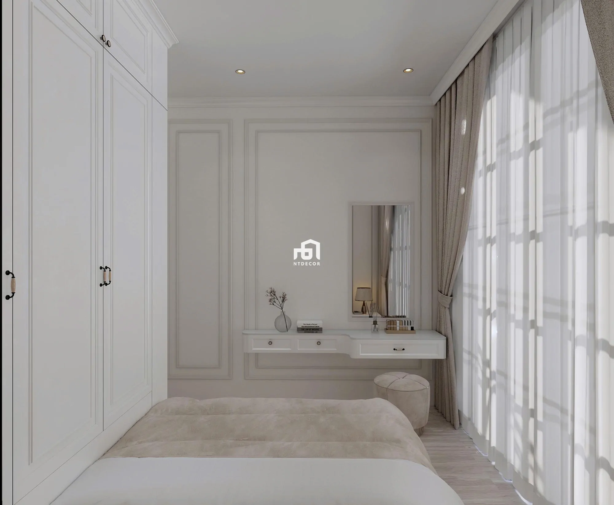 Bedroom 3D Design of Interior Design Modern Classic Style | NTDecor