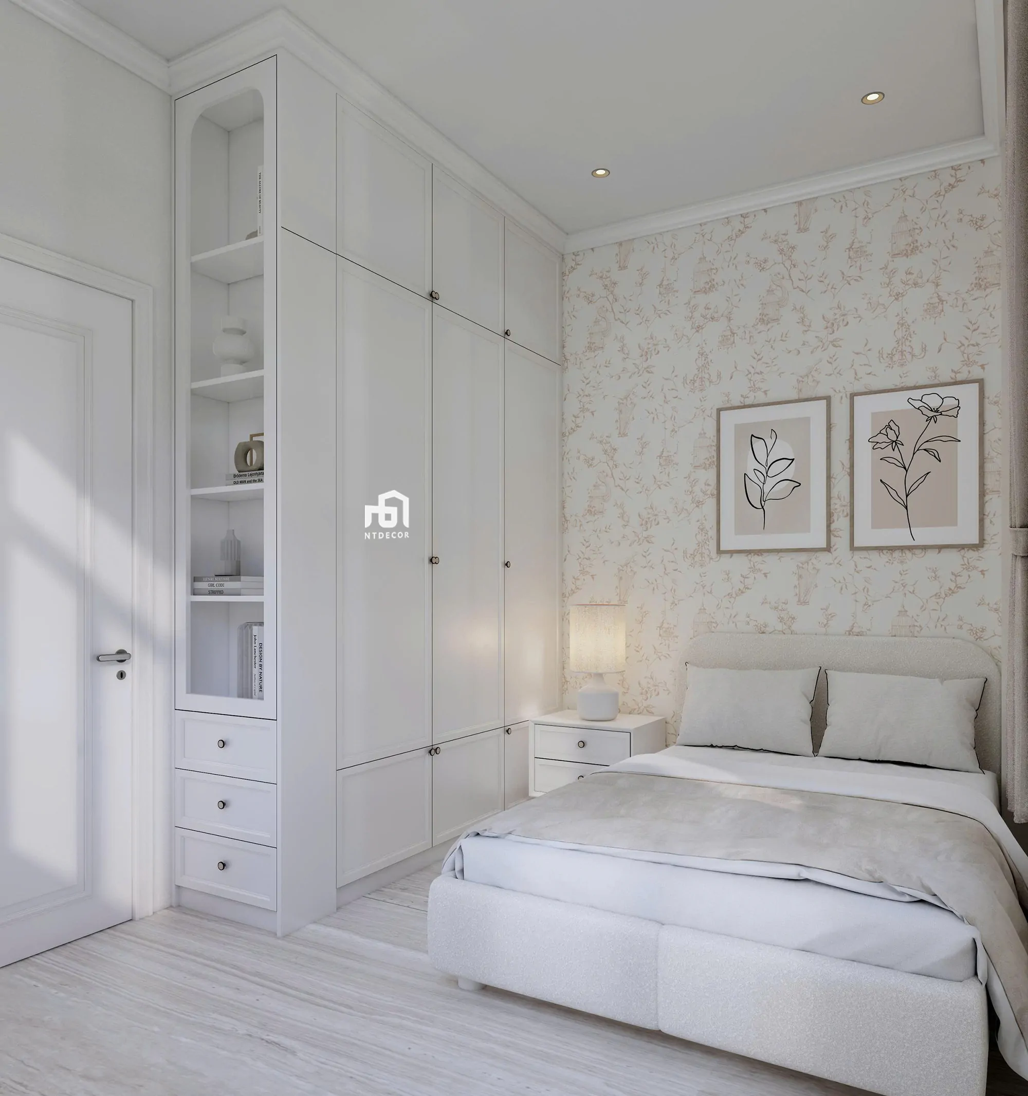 Bedroom 3D Design of Interior Design Modern Classic Style | NTDecor