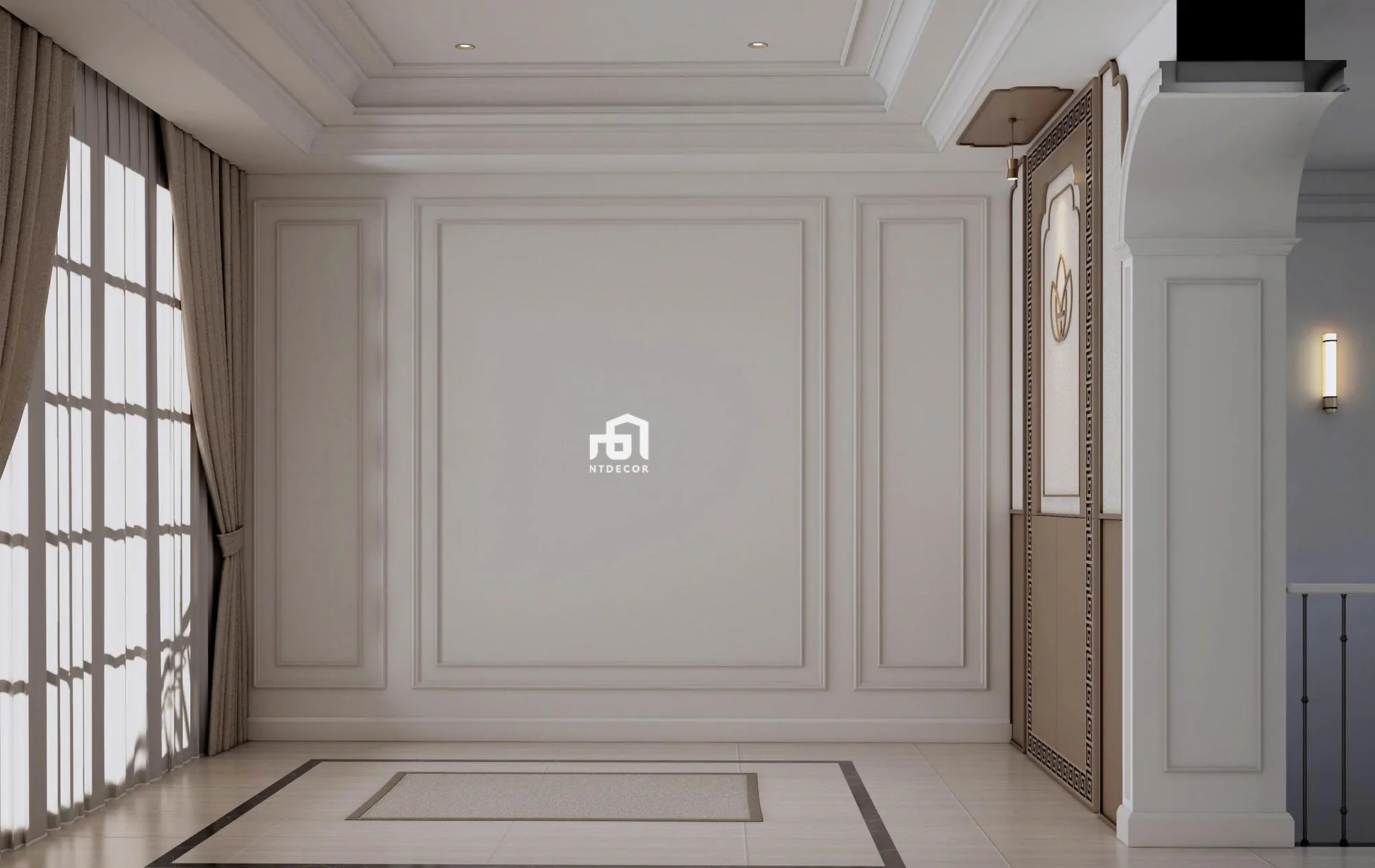 Luffa 3D Design of Interior Design Modern Classic Style | NTDecor