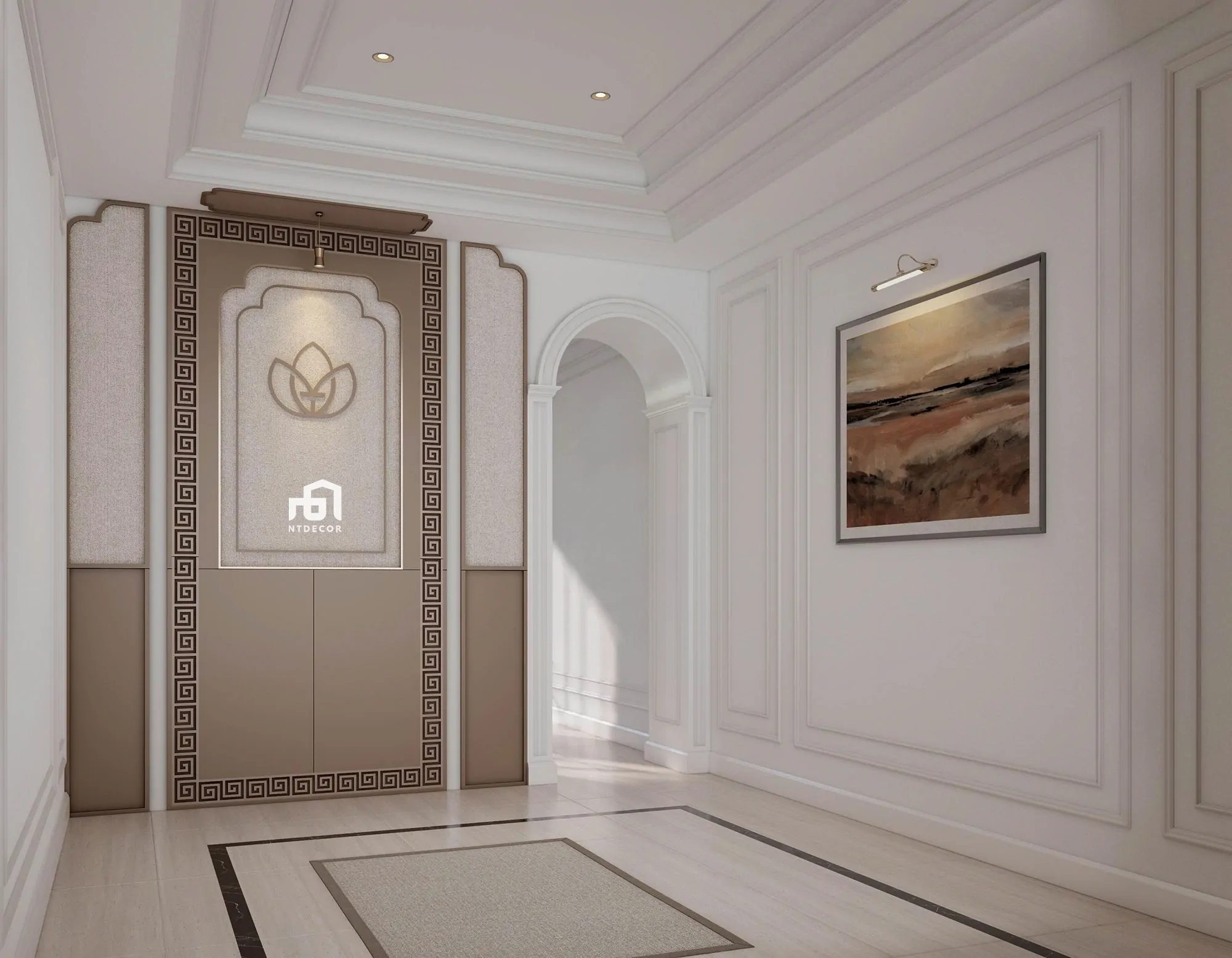 Luffa 3D Design of Interior Design Modern Classic Style | NTDecor