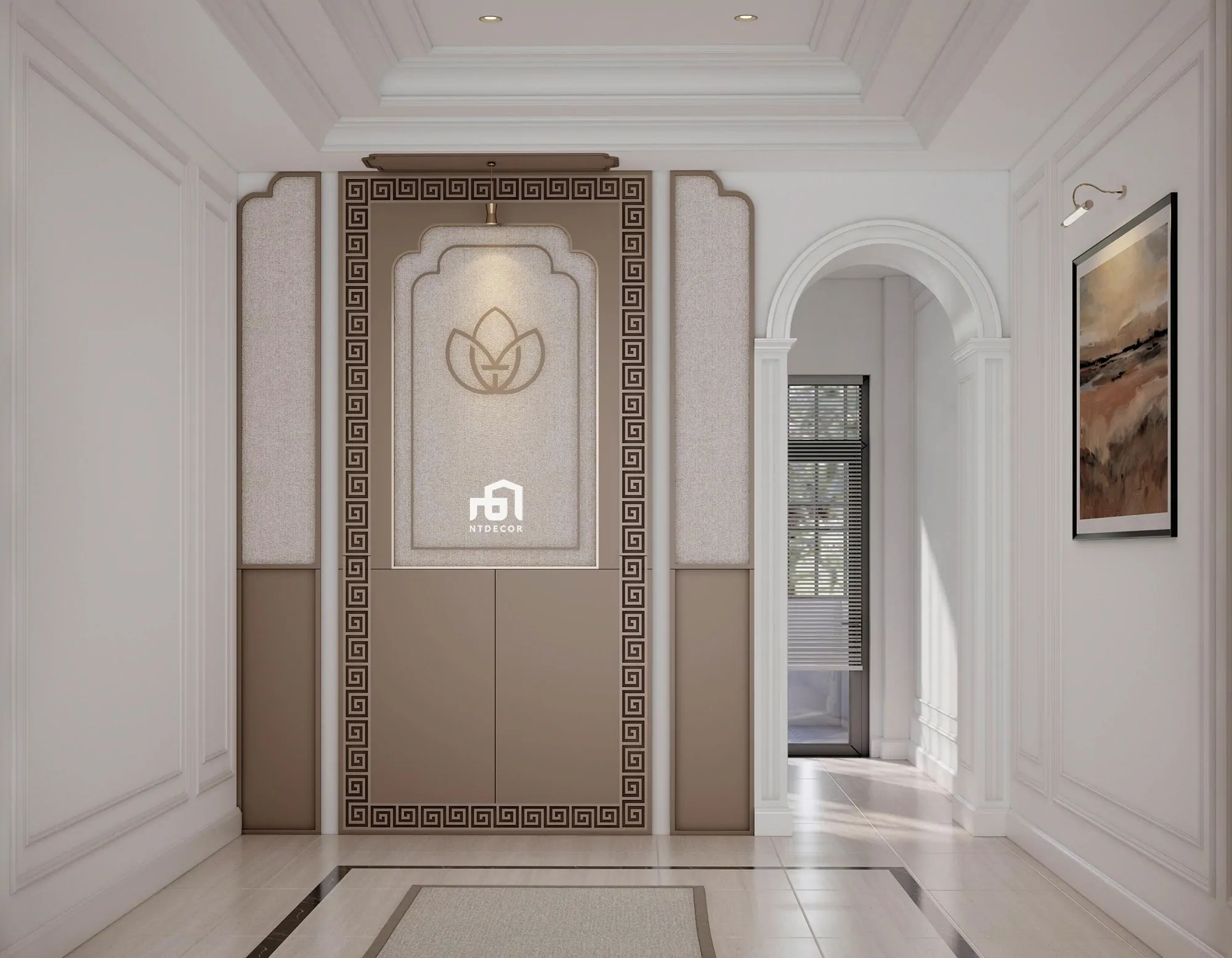 Luffa 3D Design of Interior Design Modern Classic Style | NTDecor