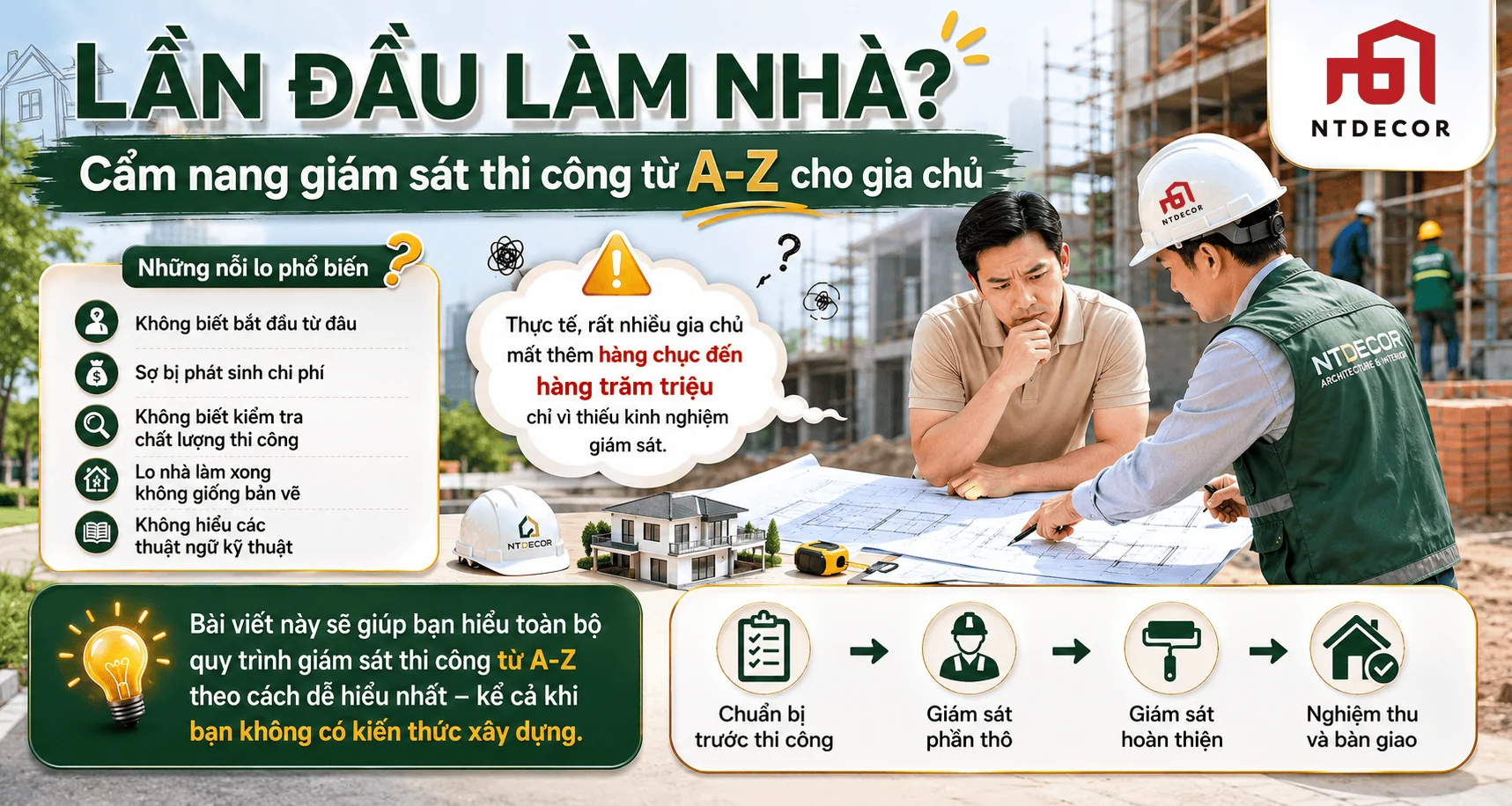 giám sát thi công nhà ở