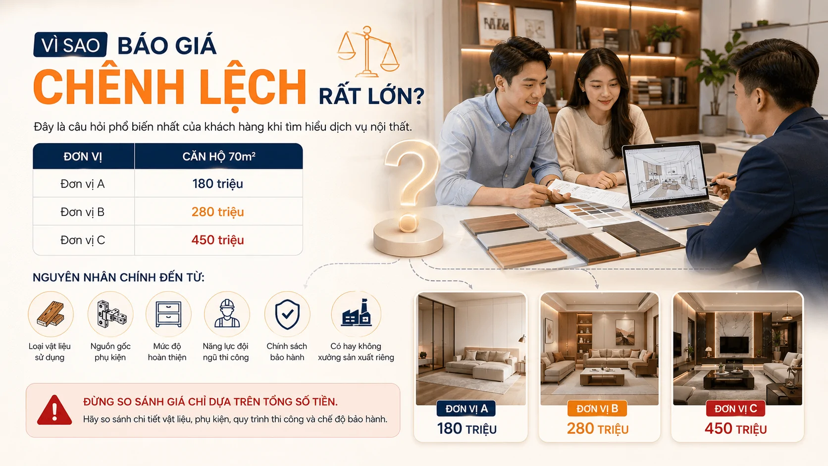 tư vấn báo giá nội thất
